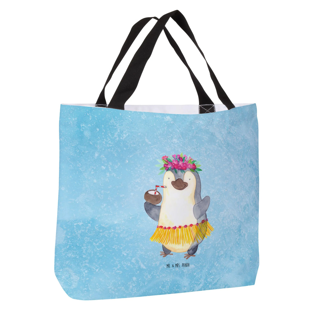 Shopper Pinguin Kokosnuss Beutel, Einkaufstasche, Tasche, Strandtasche, Einkaufsbeutel, Shopper, Schultasche, Freizeittasche, Tragebeutel, Schulbeutel, Alltagstasche, Pinguin, Aloha, Hawaii, Urlaub, Kokosnuss, Pinguine