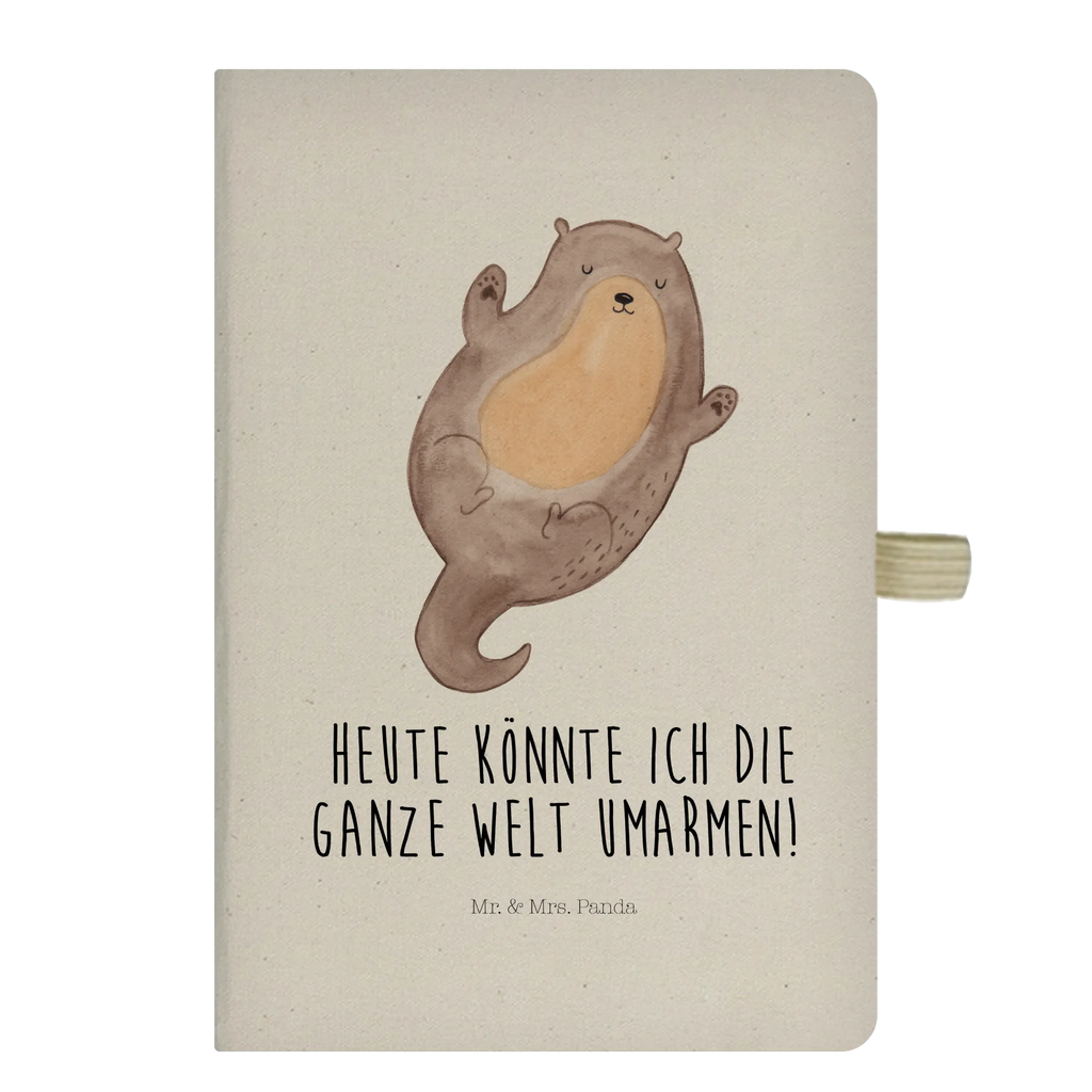 Baumwoll Notizbuch Otter Umarmen Notizen, Eintragebuch, Tagebuch, Notizblock, Adressbuch, Journal, Kladde, Skizzenbuch, Notizheft, Schreibbuch, Schreibheft, Otter, Fischotter, Seeotter, Otter Seeotter See Otter