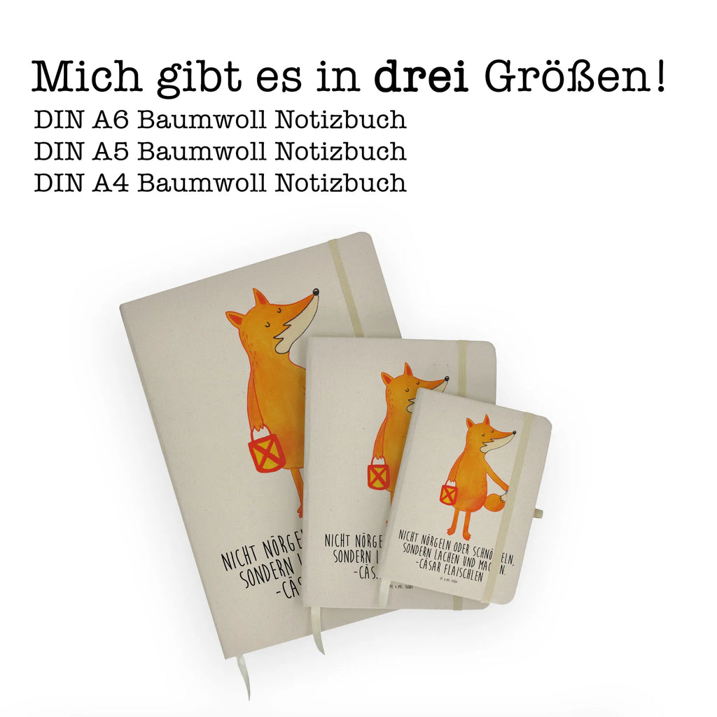 Baumwoll Notizbuch Fuchs Laterne Notizen, Eintragebuch, Tagebuch, Notizblock, Adressbuch, Journal, Kladde, Skizzenbuch, Notizheft, Schreibbuch, Schreibheft, Fuchs, Füchse, Spruch trösten, Liebeskummer Spruch, Laterne, Sankt Martin, Laternenumzug, Aufmuntern, Cäsar Otto Hugo Flaischlen