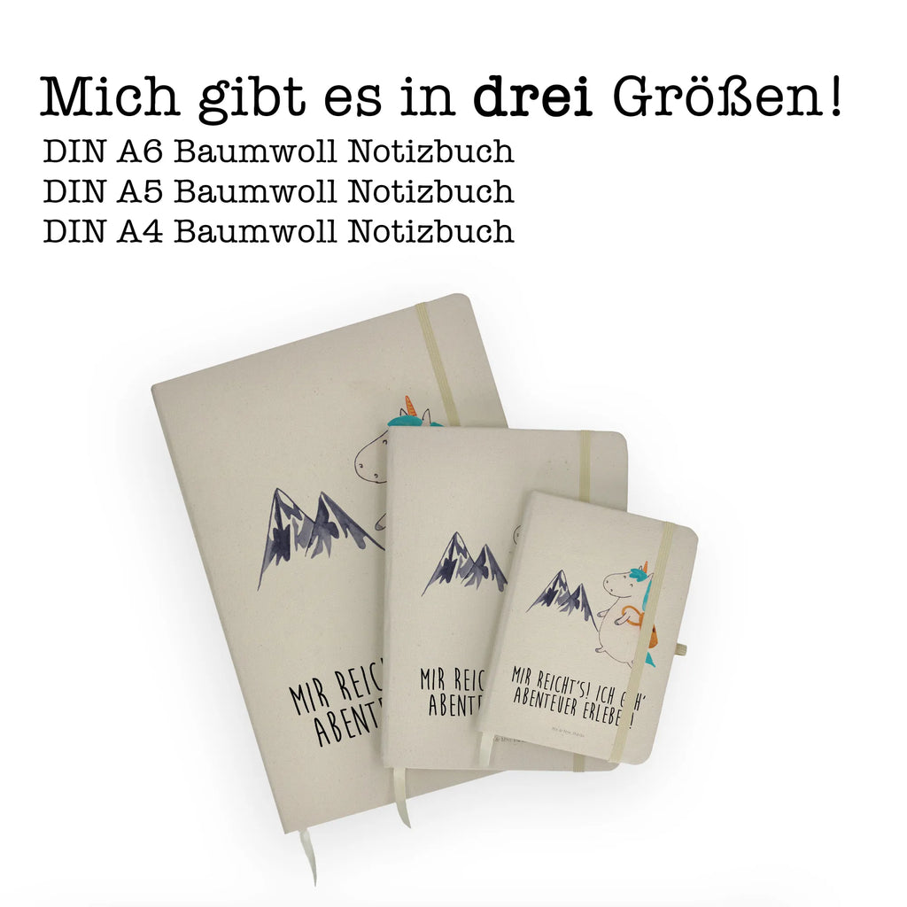 Baumwoll Notizbuch Einhorn Bergsteiger Notizen, Eintragebuch, Tagebuch, Notizblock, Adressbuch, Journal, Kladde, Skizzenbuch, Notizheft, Schreibbuch, Schreibheft, Einhorn, Einhörner, Einhorn Deko, Pegasus, Unicorn, Bergsteiger, Abenteuer, Berge, Abenteurer, Weltenbummler, Weltreise, Reisen, Urlaub, Entdecker