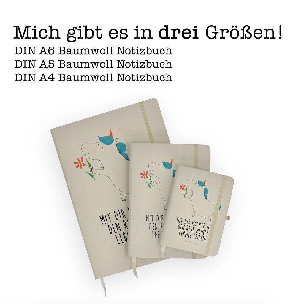 Baumwoll Notizbuch Einhorn Blume Notizen, Eintragebuch, Tagebuch, Notizblock, Adressbuch, Journal, Kladde, Skizzenbuch, Notizheft, Schreibbuch, Schreibheft, Einhorn, Einhörner, Einhorn Deko, Pegasus, Unicorn, Liebe, Liebesbeweis, Antrag, Heiratsantrag, Verlobung, Ehepaar, Pärchen, Partner, Freund, Freundin, Ehe, heiraten