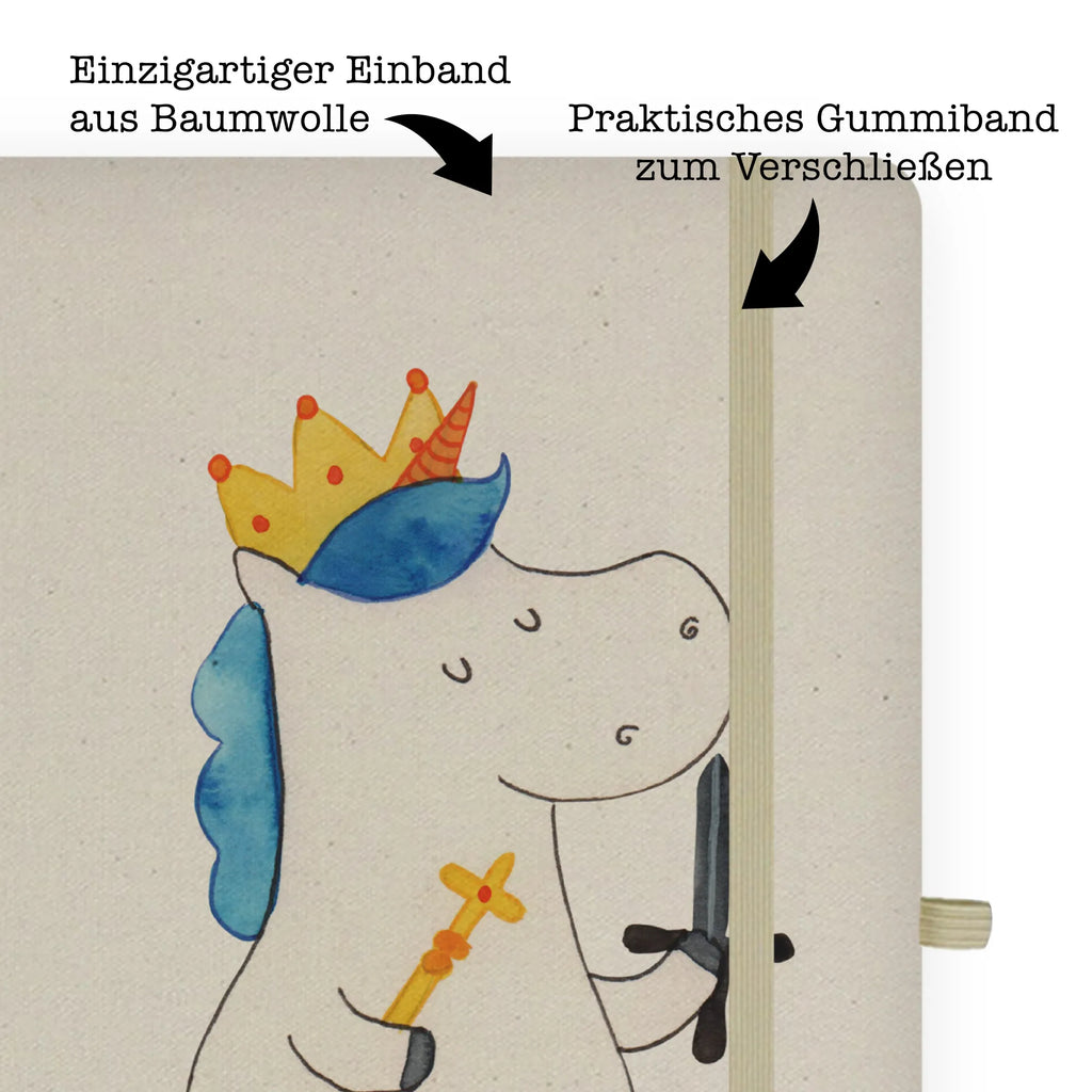 Baumwoll Notizbuch Einhorn König mit Schwert Notizen, Eintragebuch, Tagebuch, Notizblock, Adressbuch, Journal, Kladde, Skizzenbuch, Notizheft, Schreibbuch, Schreibheft, Einhorn, Einhörner, Einhorn Deko, Pegasus, Unicorn, König, Ritter, Mittelalter