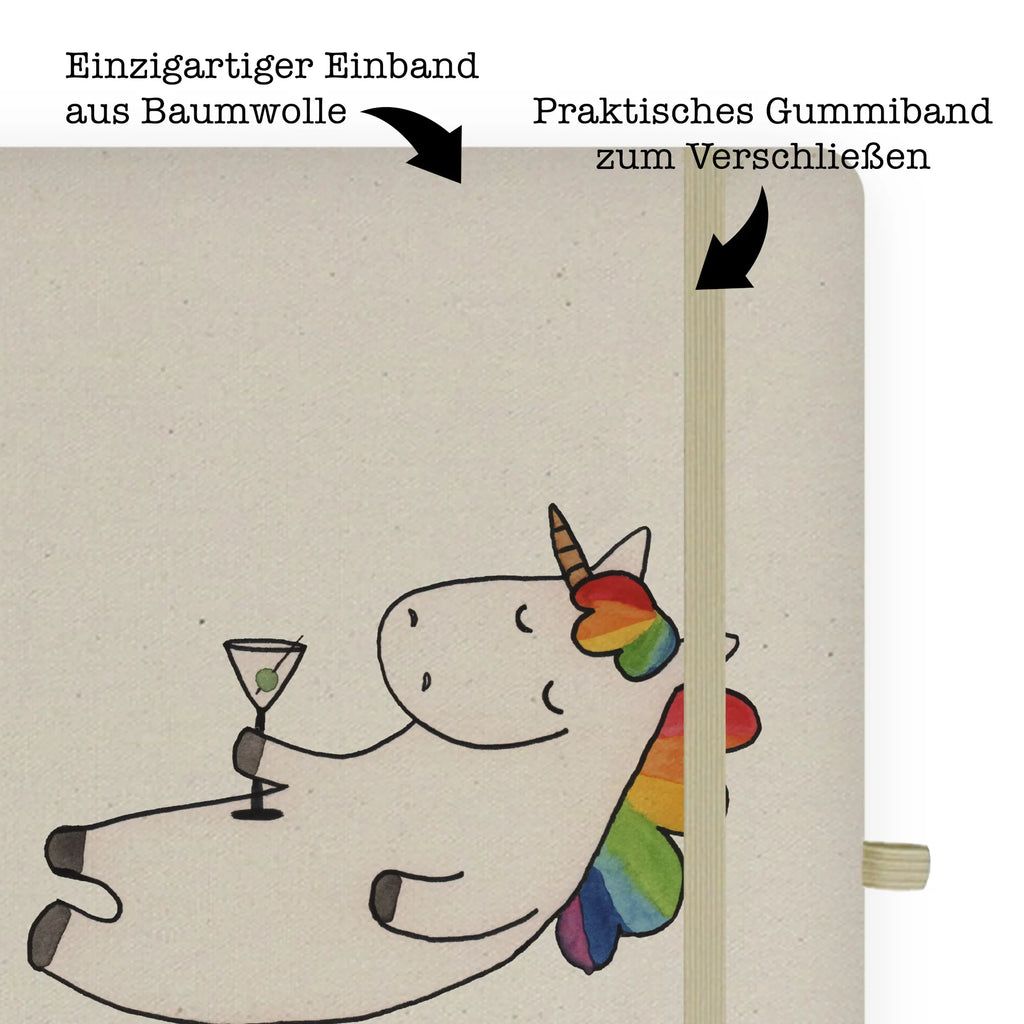 Baumwoll Notizbuch Einhorn Cocktail Notizen, Eintragebuch, Tagebuch, Notizblock, Adressbuch, Journal, Kladde, Skizzenbuch, Notizheft, Schreibbuch, Schreibheft, Einhorn, Einhörner, Einhorn Deko, Pegasus, Unicorn, Party, Spaß, Feiern, Caipirinha, Rum, Cuba Libre, Sekt, Freundin, Geburtstag, lustig, witzig, Spruch, Glitzer