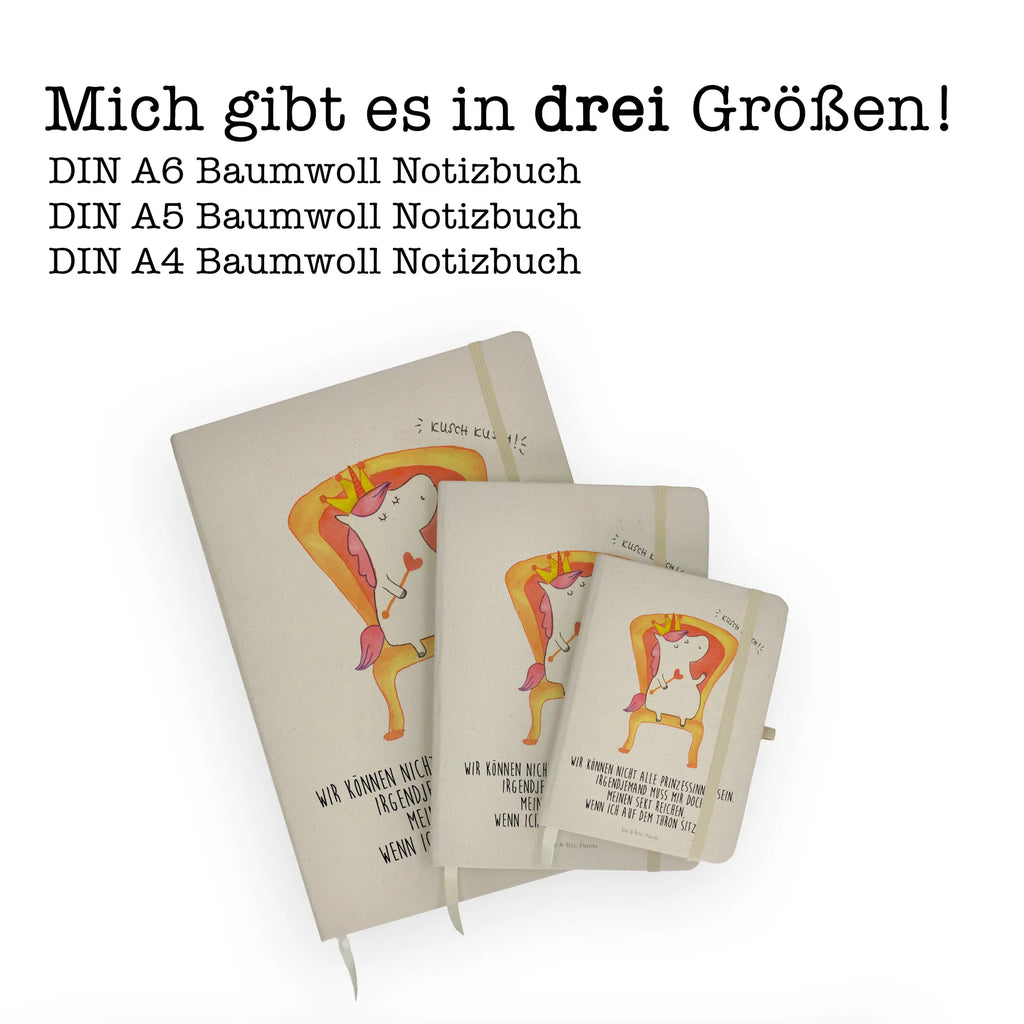 Baumwoll Notizbuch Einhorn König Notizen, Eintragebuch, Tagebuch, Notizblock, Adressbuch, Journal, Kladde, Skizzenbuch, Notizheft, Schreibbuch, Schreibheft, Einhorn, Einhörner, Einhorn Deko, Pegasus, Unicorn, König, Präsident, Bundeskanzler, Herrscher, Kaiser, Prinzessin, Krone