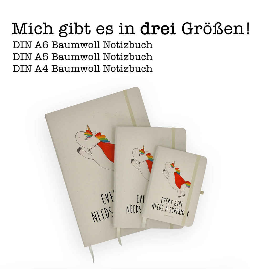 Baumwoll Notizbuch Einhorn Super Notizen, Eintragebuch, Tagebuch, Notizblock, Adressbuch, Journal, Kladde, Skizzenbuch, Notizheft, Schreibbuch, Schreibheft, Einhorn, Einhörner, Einhorn Deko, Pegasus, Unicorn, Traummann, Superheld, Held, Freundin, Geschenk, Girl, Mädchen