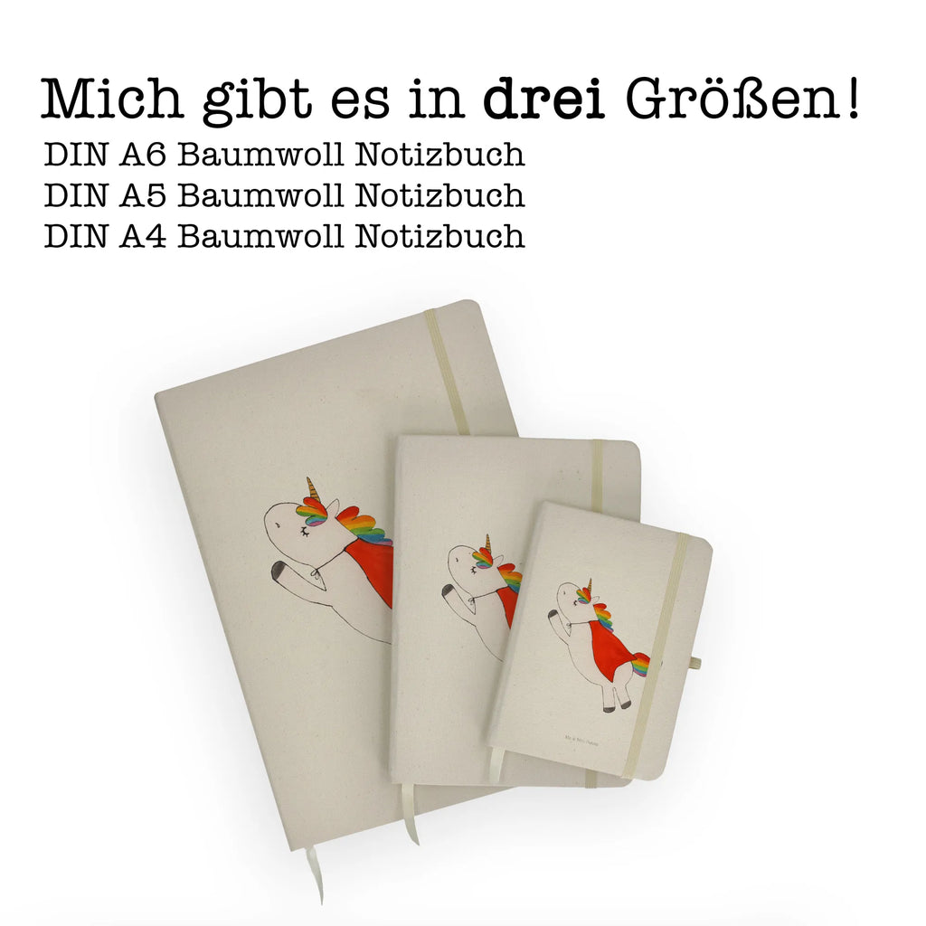 Baumwoll Notizbuch Einhorn Super Notizen, Eintragebuch, Tagebuch, Notizblock, Adressbuch, Journal, Kladde, Skizzenbuch, Notizheft, Schreibbuch, Schreibheft, Einhorn, Einhörner, Einhorn Deko, Pegasus, Unicorn, Traummann, Superheld, Held, Freundin, Geschenk, Girl, Mädchen