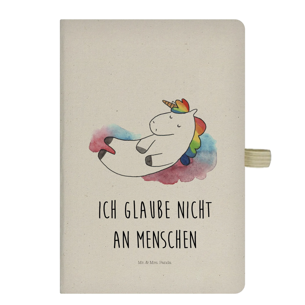 Baumwoll Notizbuch Einhorn Wolke 7 Notizen, Eintragebuch, Tagebuch, Notizblock, Adressbuch, Journal, Kladde, Skizzenbuch, Notizheft, Schreibbuch, Schreibheft, Einhorn, Einhörner, Einhorn Deko, Pegasus, Unicorn, verliebt, Menschen, witzig, lustig, Geschenk, Glaube, Realität, Lächeln