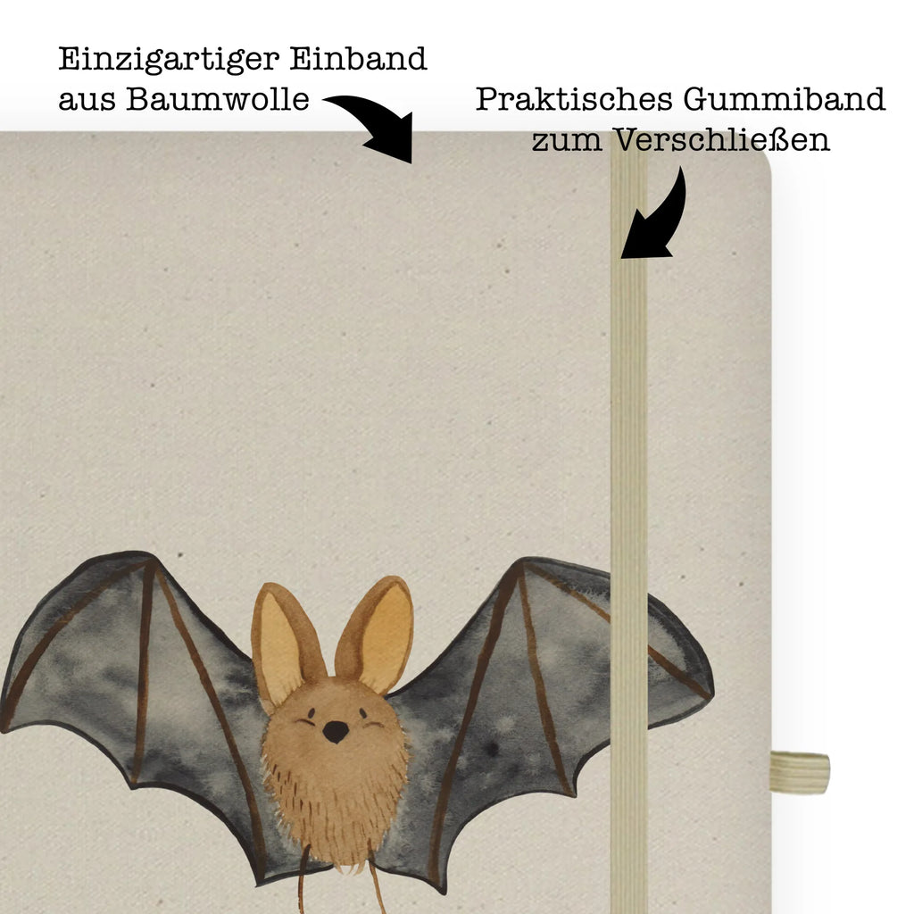 Baumwoll Notizbuch Fledermaus Flügel Notizen, Eintragebuch, Tagebuch, Notizblock, Adressbuch, Journal, Kladde, Skizzenbuch, Notizheft, Schreibbuch, Schreibheft, Tiermotive, Gute Laune, lustige Sprüche, Tiere