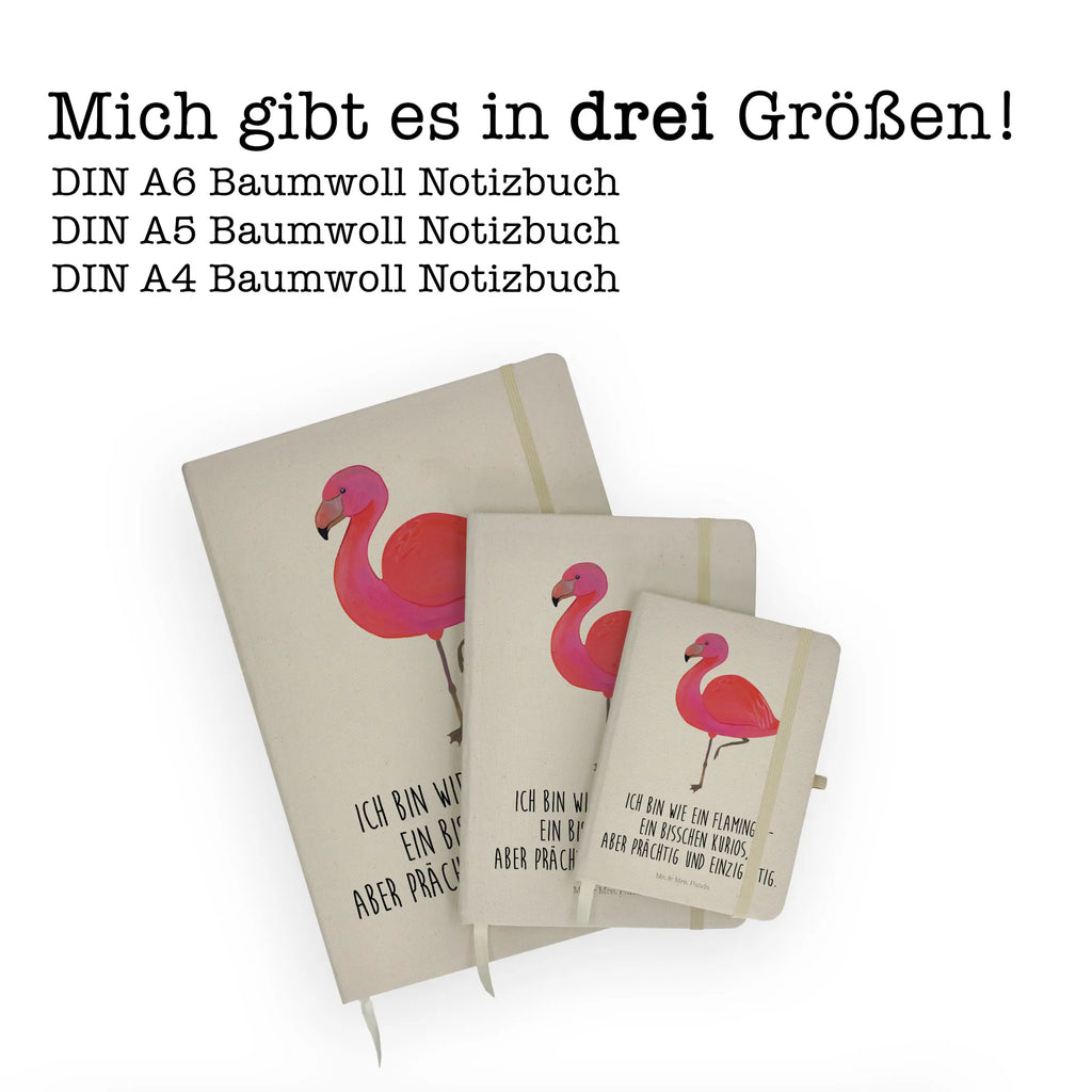 Baumwoll Notizbuch Flamingo classic Notizen, Eintragebuch, Tagebuch, Notizblock, Adressbuch, Journal, Kladde, Skizzenbuch, Notizheft, Schreibbuch, Schreibheft, Flamingo, Einzigartig, Selbstliebe, Stolz, ich, für mich, Spruch, Freundin, Freundinnen, Außenseiter, Sohn, Tochter, Geschwister