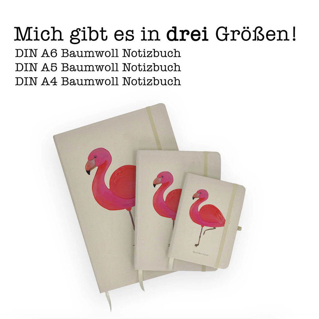 Baumwoll Notizbuch Flamingo classic Notizen, Eintragebuch, Tagebuch, Notizblock, Adressbuch, Journal, Kladde, Skizzenbuch, Notizheft, Schreibbuch, Schreibheft, Flamingo, Einzigartig, Selbstliebe, Stolz, ich, für mich, Spruch, Freundin, Freundinnen, Außenseiter, Sohn, Tochter, Geschwister