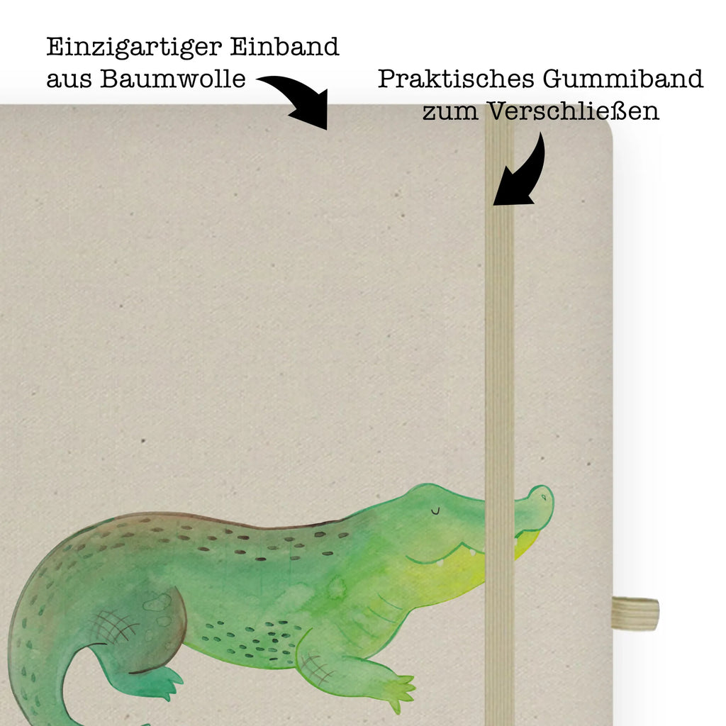 Baumwoll Notizbuch Krokodil Notizen, Eintragebuch, Tagebuch, Notizblock, Adressbuch, Journal, Kladde, Skizzenbuch, Notizheft, Schreibbuch, Schreibheft, Meerestiere, Meer, Urlaub, Krokodil, Krokodile, verrückt sein, spontan sein, Abenteuerlust, Reiselust, Freundin, beste Freundin, Lieblingsmensch