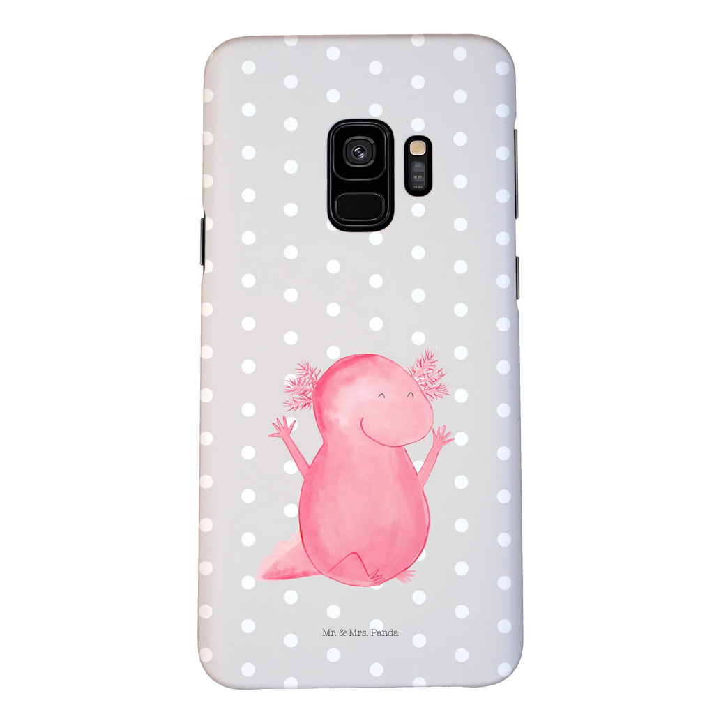 Handyhülle Axolotl Hurra Handyhülle, Handycover, Cover, Handy, Hülle, Iphone 10, Iphone X, Axolotl, Molch, Axolot, Schwanzlurch, Lurch, Lurche, fröhlich, Spaß, Freude, Motivation, Zufriedenheit