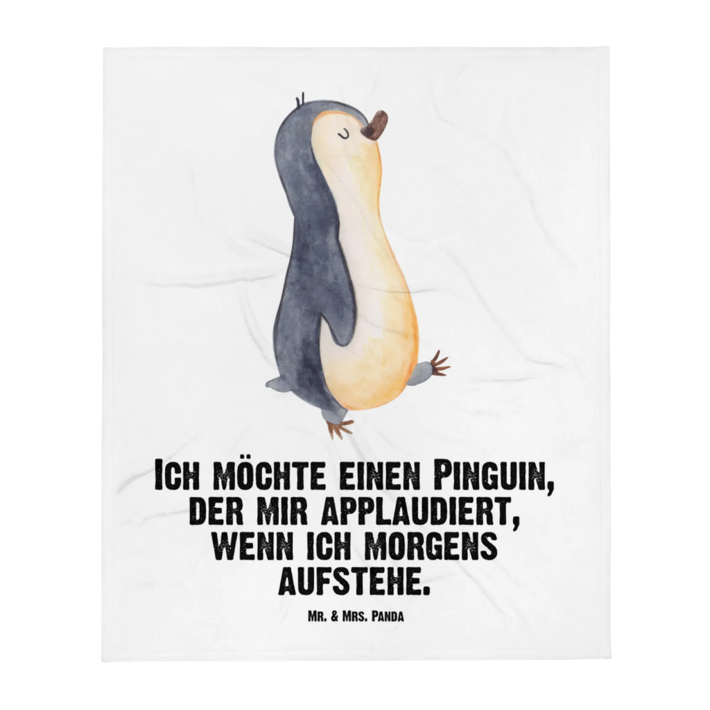 Babydecke Pinguin marschierend Babydecke, Babygeschenk, Geschenk Geburt, Babyecke Kuscheldecke, Krabbeldecke, Pinguin, Pinguine, Frühaufsteher, Langschläfer, Bruder, Schwester, Familie