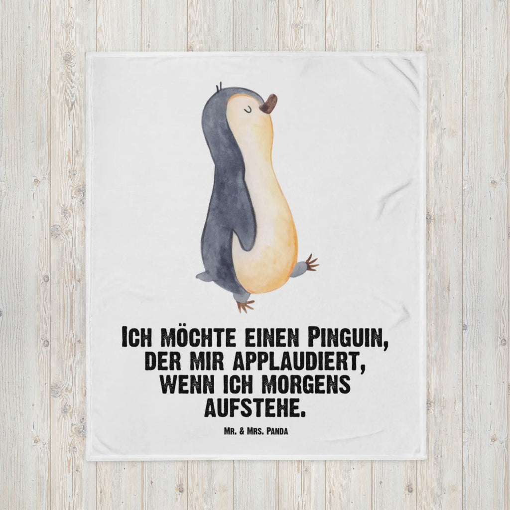 Babydecke Pinguin marschierend Babydecke, Babygeschenk, Geschenk Geburt, Babyecke Kuscheldecke, Krabbeldecke, Pinguin, Pinguine, Frühaufsteher, Langschläfer, Bruder, Schwester, Familie