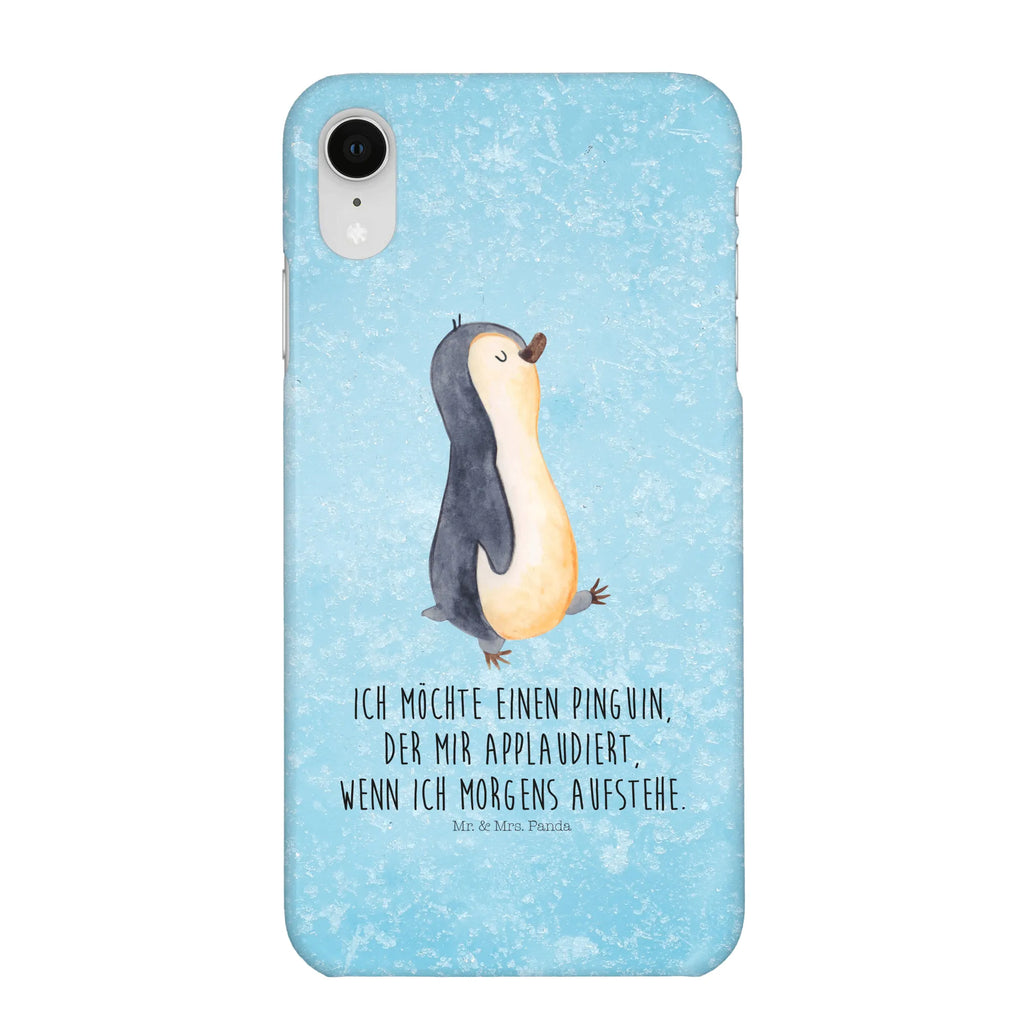 Handyhülle Pinguin marschieren Handyhülle, Handycover, Cover, Handy, Hülle, Iphone 10, Iphone X, Pinguin, Pinguine, Frühaufsteher, Langschläfer, Bruder, Schwester, Familie