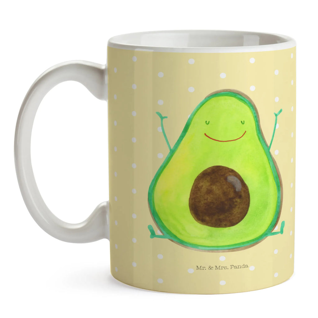 Tasse Avocado Glücklich Tasse, Kaffeetasse, Teetasse, Becher, Kaffeebecher, Teebecher, Keramiktasse, Porzellantasse, Büro Tasse, Geschenk Tasse, Tasse Sprüche, Tasse Motive, Kaffeetassen, Tasse bedrucken, Designer Tasse, Cappuccino Tassen, Schöne Teetassen, Avocado, Veggie, Vegan, Gesund, Chaos