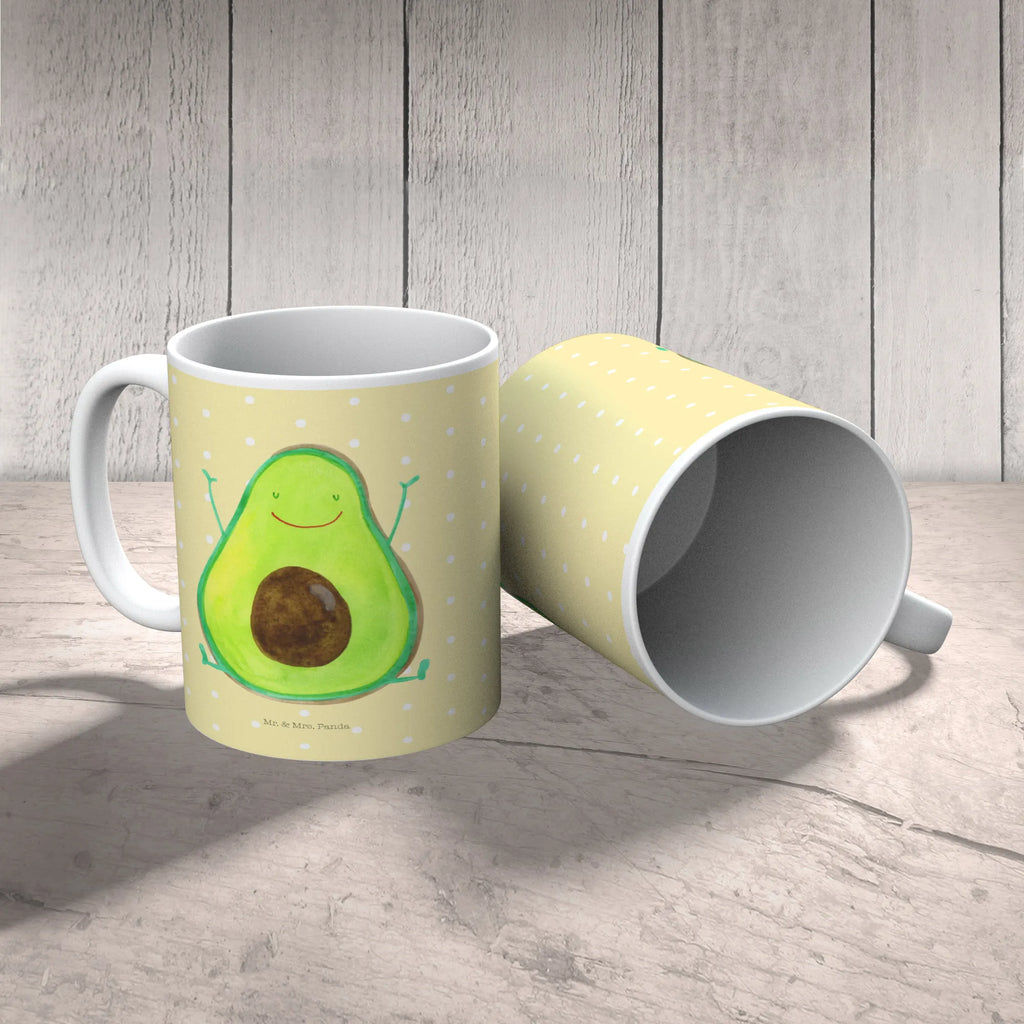 Tasse Avocado Glücklich Tasse, Kaffeetasse, Teetasse, Becher, Kaffeebecher, Teebecher, Keramiktasse, Porzellantasse, Büro Tasse, Geschenk Tasse, Tasse Sprüche, Tasse Motive, Kaffeetassen, Tasse bedrucken, Designer Tasse, Cappuccino Tassen, Schöne Teetassen, Avocado, Veggie, Vegan, Gesund, Chaos