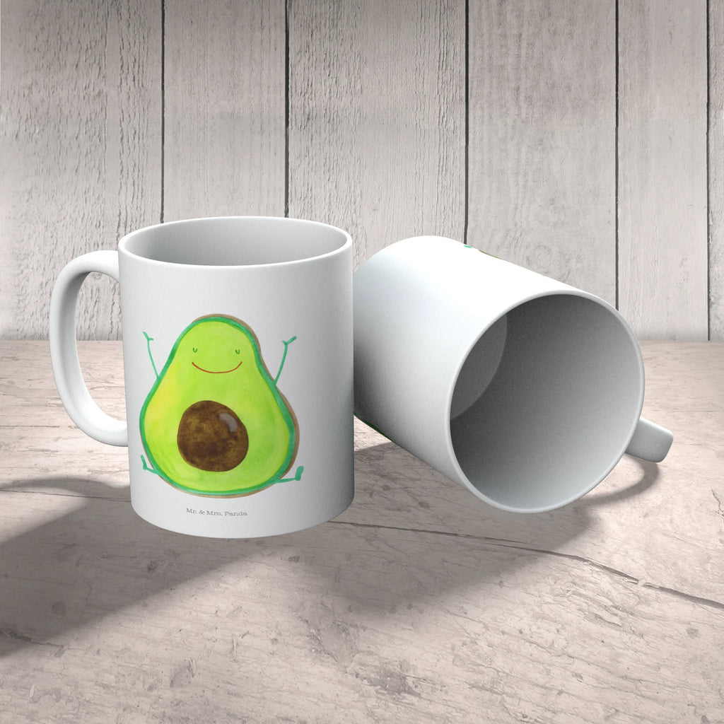 Tasse Avocado Glücklich Tasse, Kaffeetasse, Teetasse, Becher, Kaffeebecher, Teebecher, Keramiktasse, Porzellantasse, Büro Tasse, Geschenk Tasse, Tasse Sprüche, Tasse Motive, Kaffeetassen, Tasse bedrucken, Designer Tasse, Cappuccino Tassen, Schöne Teetassen, Avocado, Veggie, Vegan, Gesund, Chaos