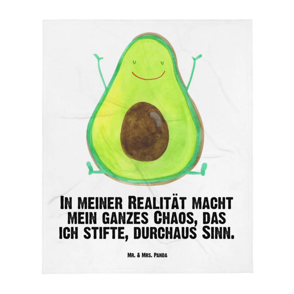 Babydecke Avocado Glücklich Babydecke, Babygeschenk, Geschenk Geburt, Babyecke Kuscheldecke, Krabbeldecke, Avocado, Veggie, Vegan, Gesund, Chaos