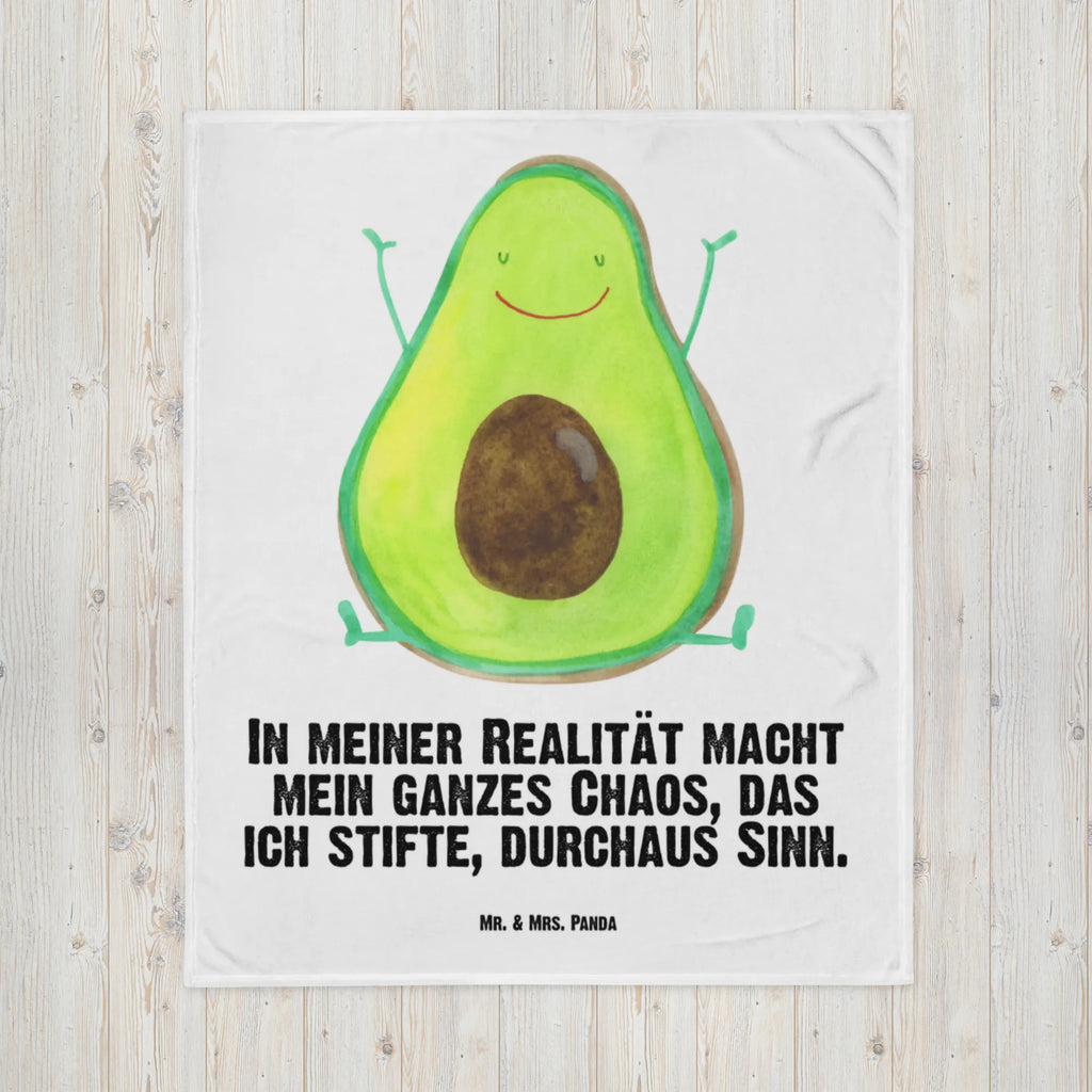 Babydecke Avocado Glücklich Babydecke, Babygeschenk, Geschenk Geburt, Babyecke Kuscheldecke, Krabbeldecke, Avocado, Veggie, Vegan, Gesund, Chaos