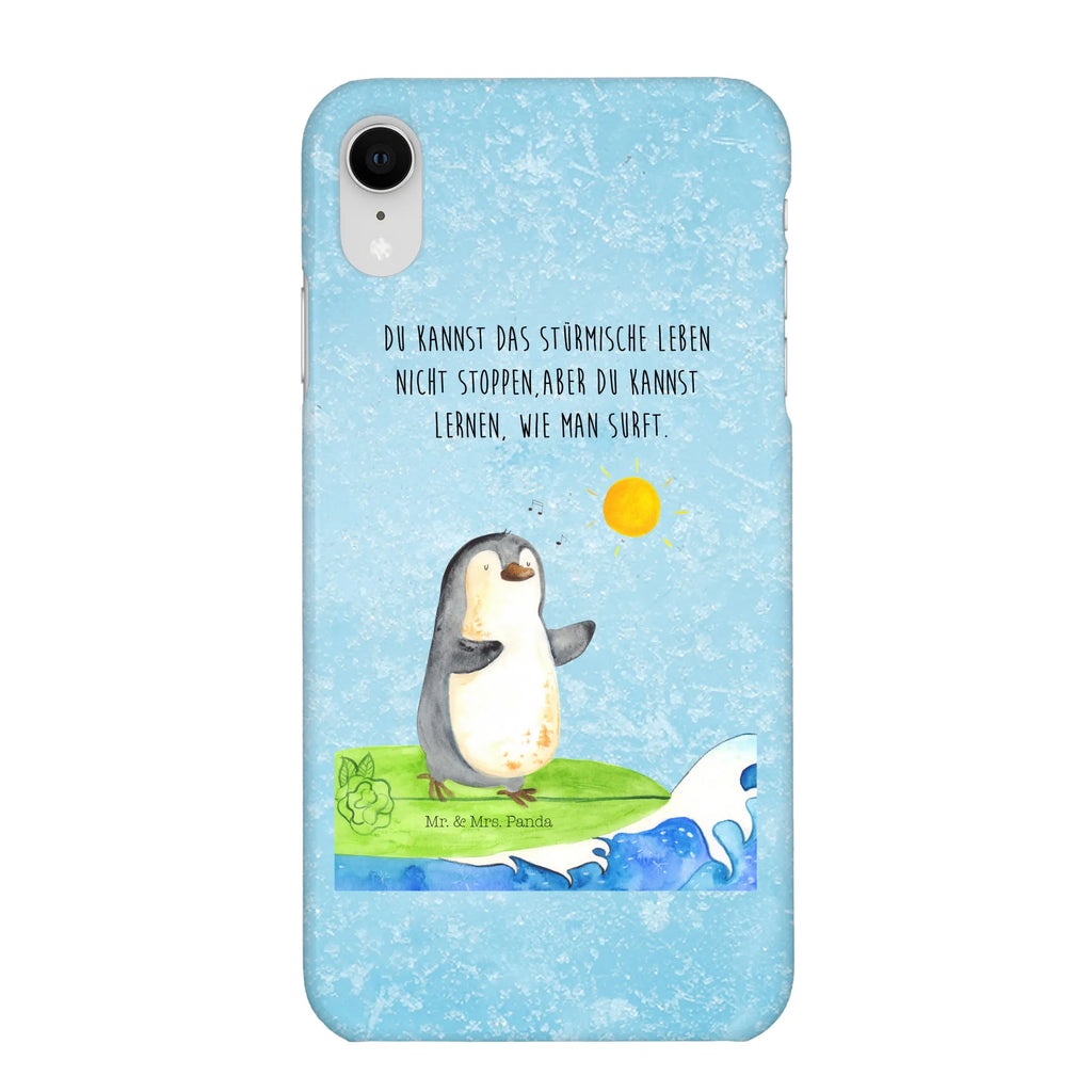 Handyhülle Pinguin Surfer Handyhülle, Handycover, Cover, Handy, Hülle, Iphone 10, Iphone X, Pinguin, Pinguine, surfen, Surfer, Hawaii, Urlaub, Wellen, Wellen reiten, Portugal