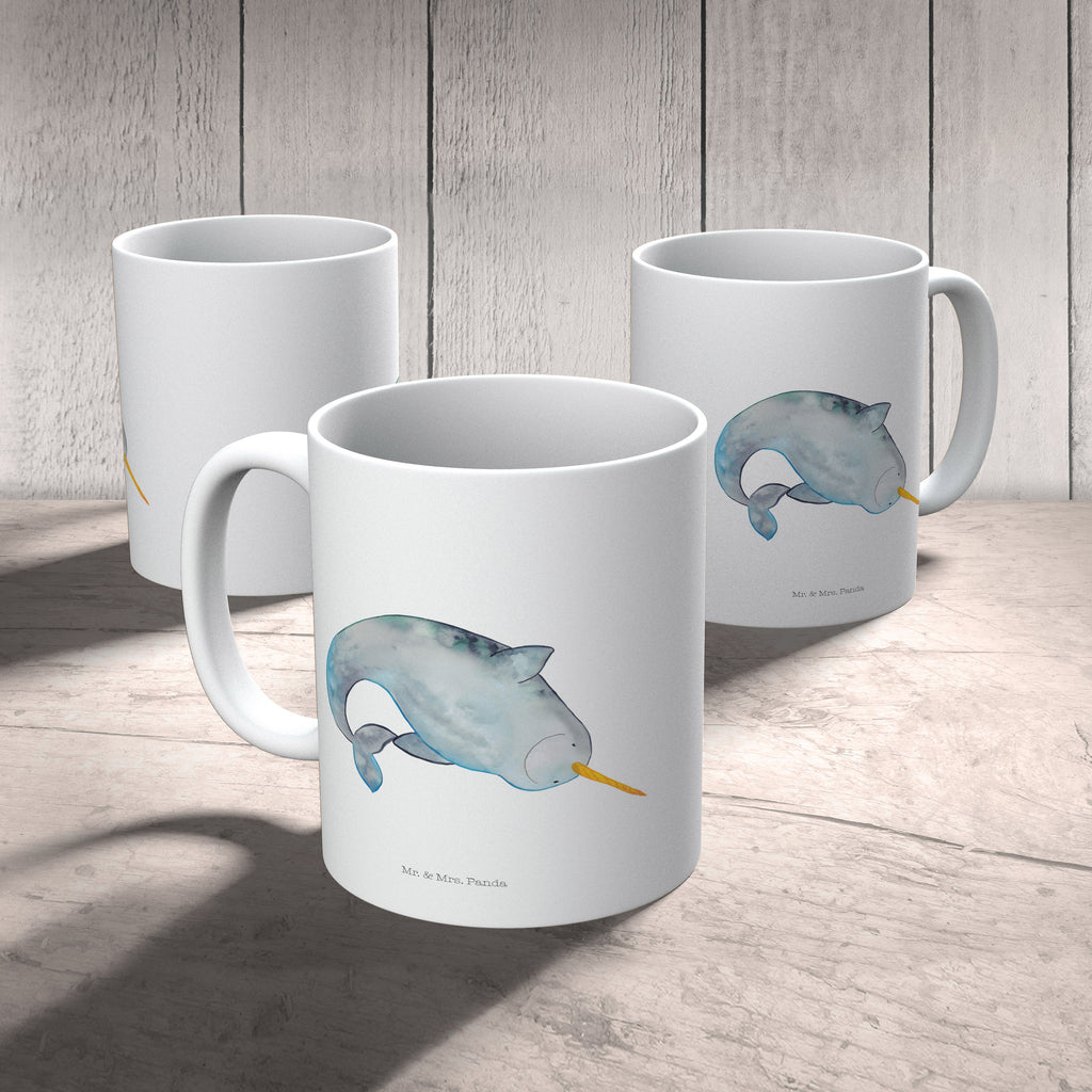 Tasse Narwal Tasse, Kaffeetasse, Teetasse, Becher, Kaffeebecher, Teebecher, Keramiktasse, Porzellantasse, Büro Tasse, Geschenk Tasse, Tasse Sprüche, Tasse Motive, Kaffeetassen, Tasse bedrucken, Designer Tasse, Cappuccino Tassen, Schöne Teetassen, Meerestiere, Meer, Urlaub, Narwal, Wal, Putzen, Hausfrau, Junggesellin, aufräumen, Kinderzimmer