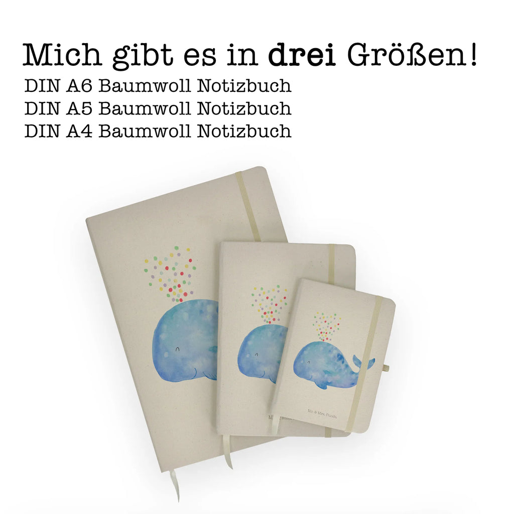 Baumwoll Notizbuch Wal Konfetti Notizen, Eintragebuch, Tagebuch, Notizblock, Adressbuch, Journal, Kladde, Skizzenbuch, Notizheft, Schreibbuch, Schreibheft, Meerestiere, Meer, Urlaub, Wal, Konfetti, Wale, Motivation, Neuanfang, Trennung, Diät, Abnehmen, Neustart, Lebensabschnitt, Geburtstag