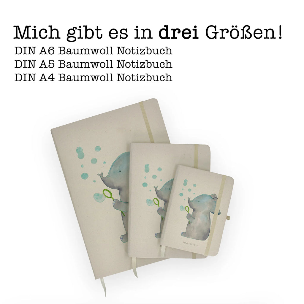 Baumwoll Notizbuch Elefant Seifenblasen Notizen, Eintragebuch, Tagebuch, Notizblock, Adressbuch, Journal, Kladde, Skizzenbuch, Notizheft, Schreibbuch, Schreibheft, Tiermotive, Gute Laune, lustige Sprüche, Tiere, Elefant, Elefanten, Dickhäuter, Rüsseltier, Seifenblasen, Liebe, Heimat, Gefühl. Daheim, Liebesbeweis, Liebesspruch