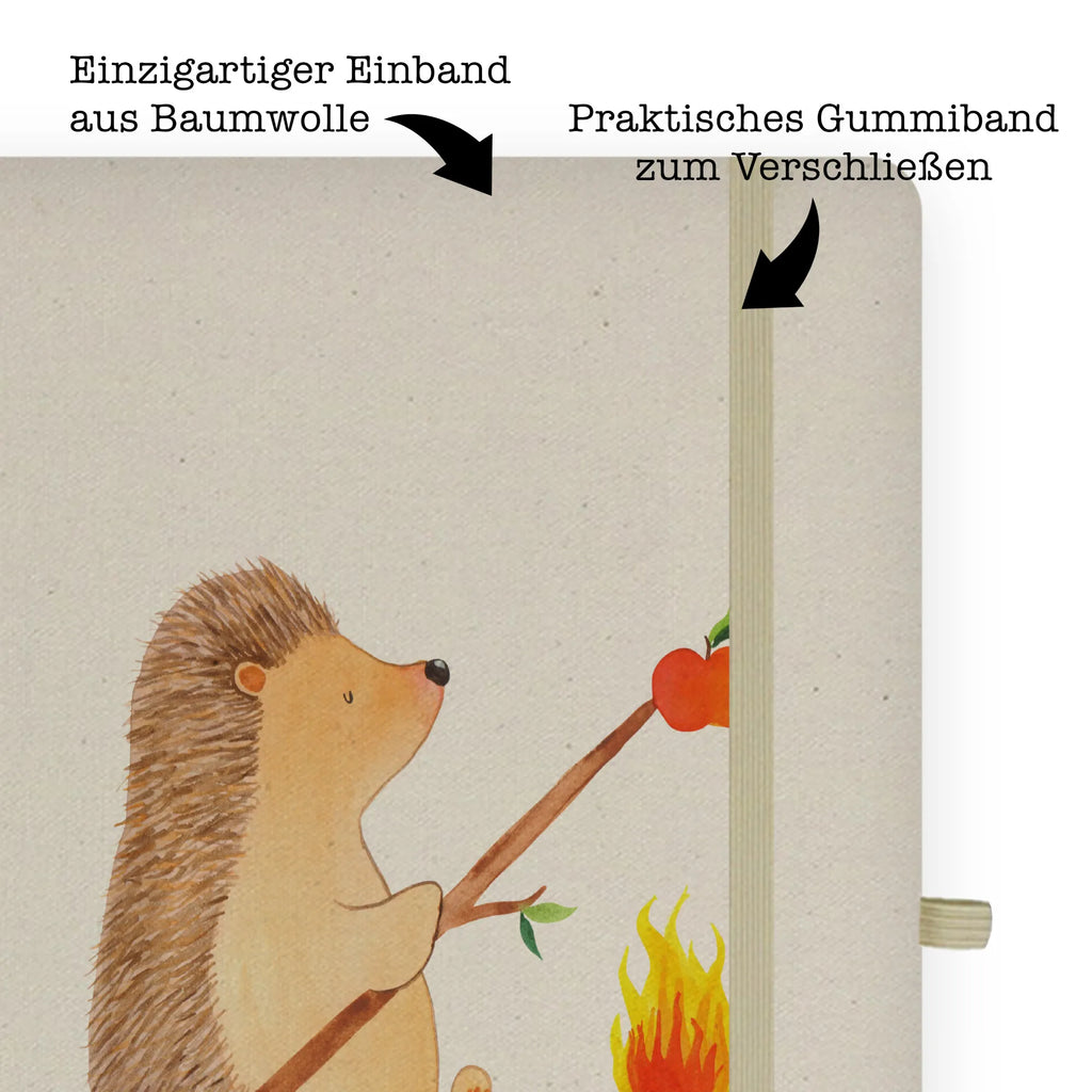 Baumwoll Notizbuch Igel grillt Notizen, Eintragebuch, Tagebuch, Notizblock, Adressbuch, Journal, Kladde, Skizzenbuch, Notizheft, Schreibbuch, Schreibheft, Tiermotive, Gute Laune, lustige Sprüche, Tiere, Igel, Grillen, Ziele, Motivation, arbeitslos, Sinn des Lebens, Spruch