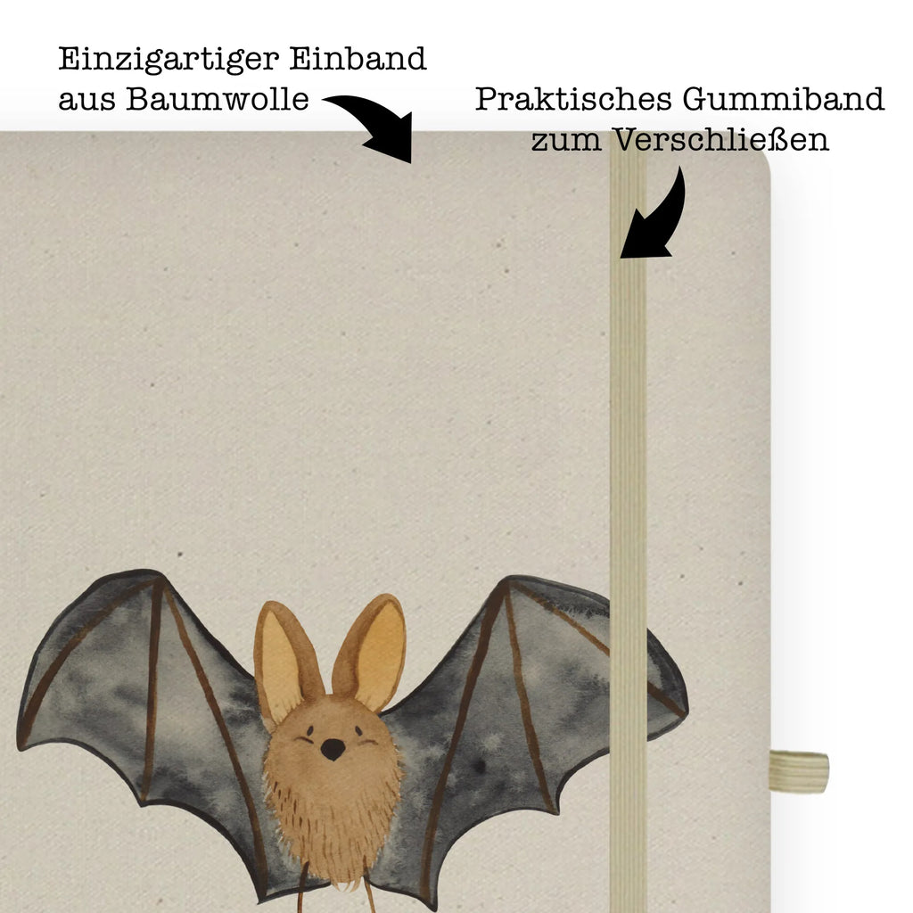 Baumwoll Notizbuch Fledermaus Flügel Notizen, Eintragebuch, Tagebuch, Notizblock, Adressbuch, Journal, Kladde, Skizzenbuch, Notizheft, Schreibbuch, Schreibheft, Tiermotive, Gute Laune, lustige Sprüche, Tiere