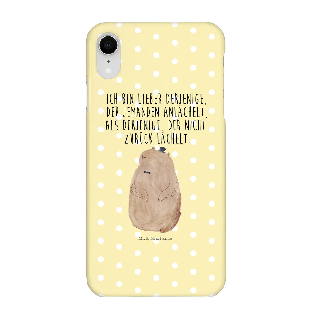 Handyhülle Murmeltier Handyhülle, Handycover, Cover, Handy, Hülle, Iphone 10, Iphone X, Tiermotive, Gute Laune, lustige Sprüche, Tiere, Murmeltier, Knigge, Fröhlichkeit, Freundlichkeit, Respekt, Anstand