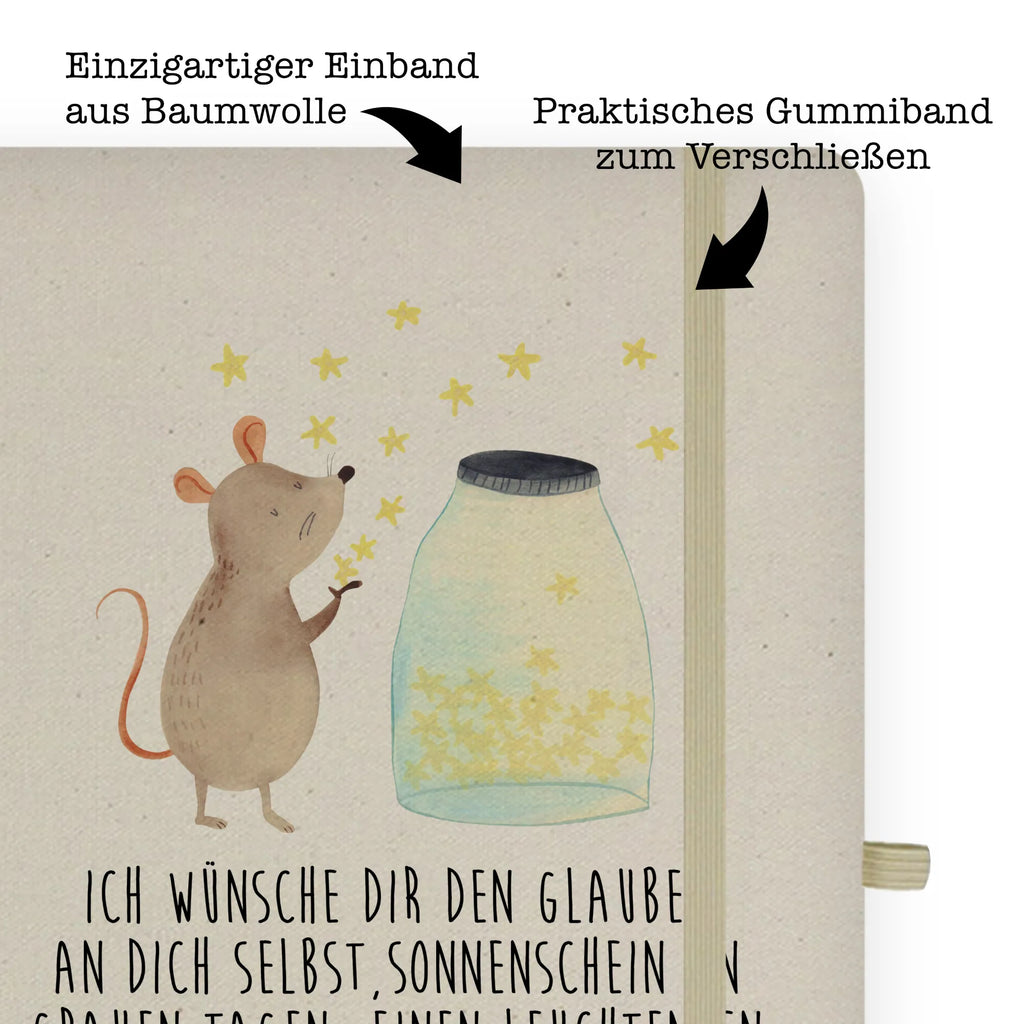 Baumwoll Notizbuch Maus Sterne Notizen, Eintragebuch, Tagebuch, Notizblock, Adressbuch, Journal, Kladde, Skizzenbuch, Notizheft, Schreibbuch, Schreibheft, Tiermotive, Gute Laune, lustige Sprüche, Tiere, Maus, Sterne, Wunsch, Kind, Taufe, Taufgeschenk, Geburt, Schwangerschaft, erstes Kind, Kindergeburtstag, Geburtstag, Hoffnung, Träume