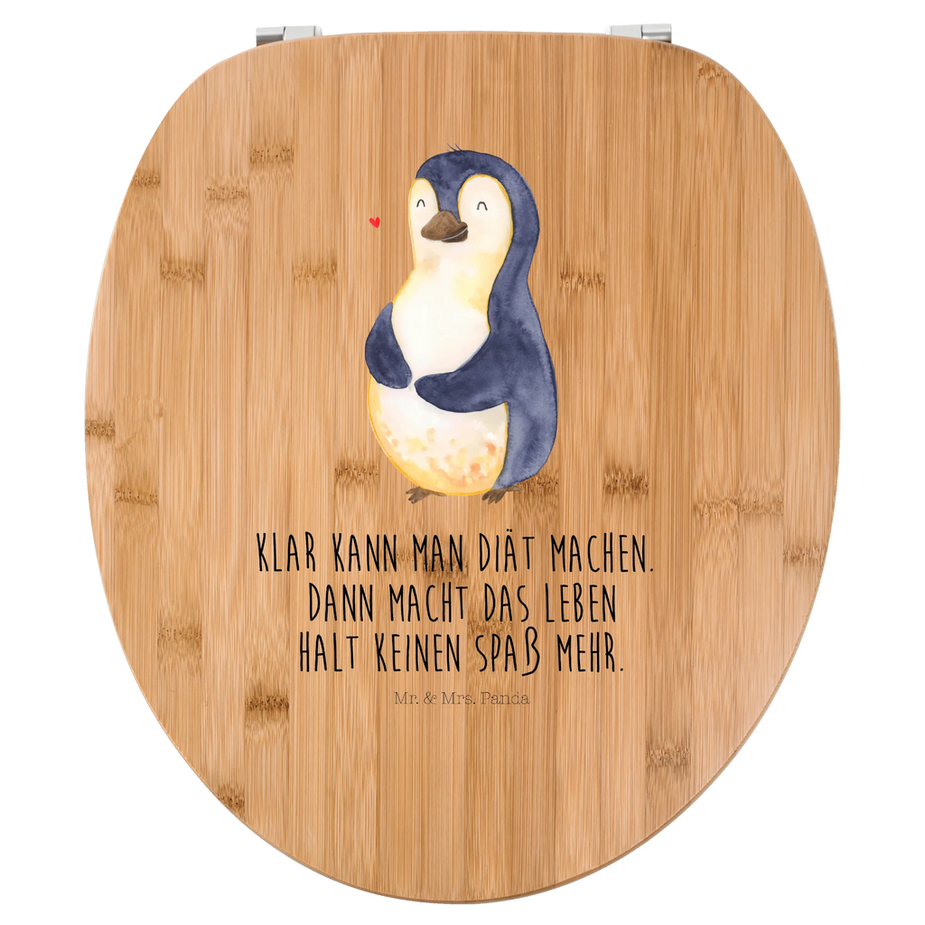 Motiv WC Sitz Pinguin Diät Klobrille, Klodeckel, Toilettendeckel, WC-Sitz, Toilette, Pinguin, Pinguine, Diät, Abnehmen, Abspecken, Gewicht, Motivation, Selbstliebe, Körperliebe, Selbstrespekt