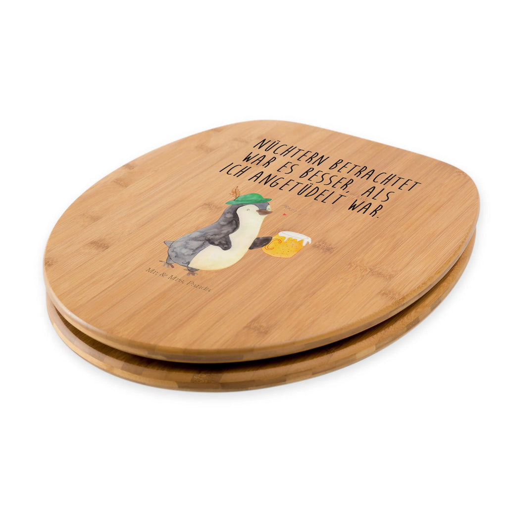 Motiv WC Sitz Pinguin Bier Klobrille, Klodeckel, Toilettendeckel, WC-Sitz, Toilette, Pinguin, Pinguine, Bier, Oktoberfest