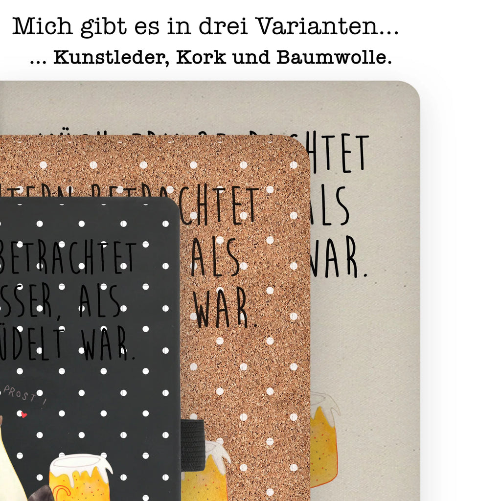 Baumwoll Notizbuch Pinguin Bier Notizen, Eintragebuch, Tagebuch, Notizblock, Adressbuch, Journal, Kladde, Skizzenbuch, Notizheft, Schreibbuch, Schreibheft, Pinguin, Pinguine, Bier, Oktoberfest