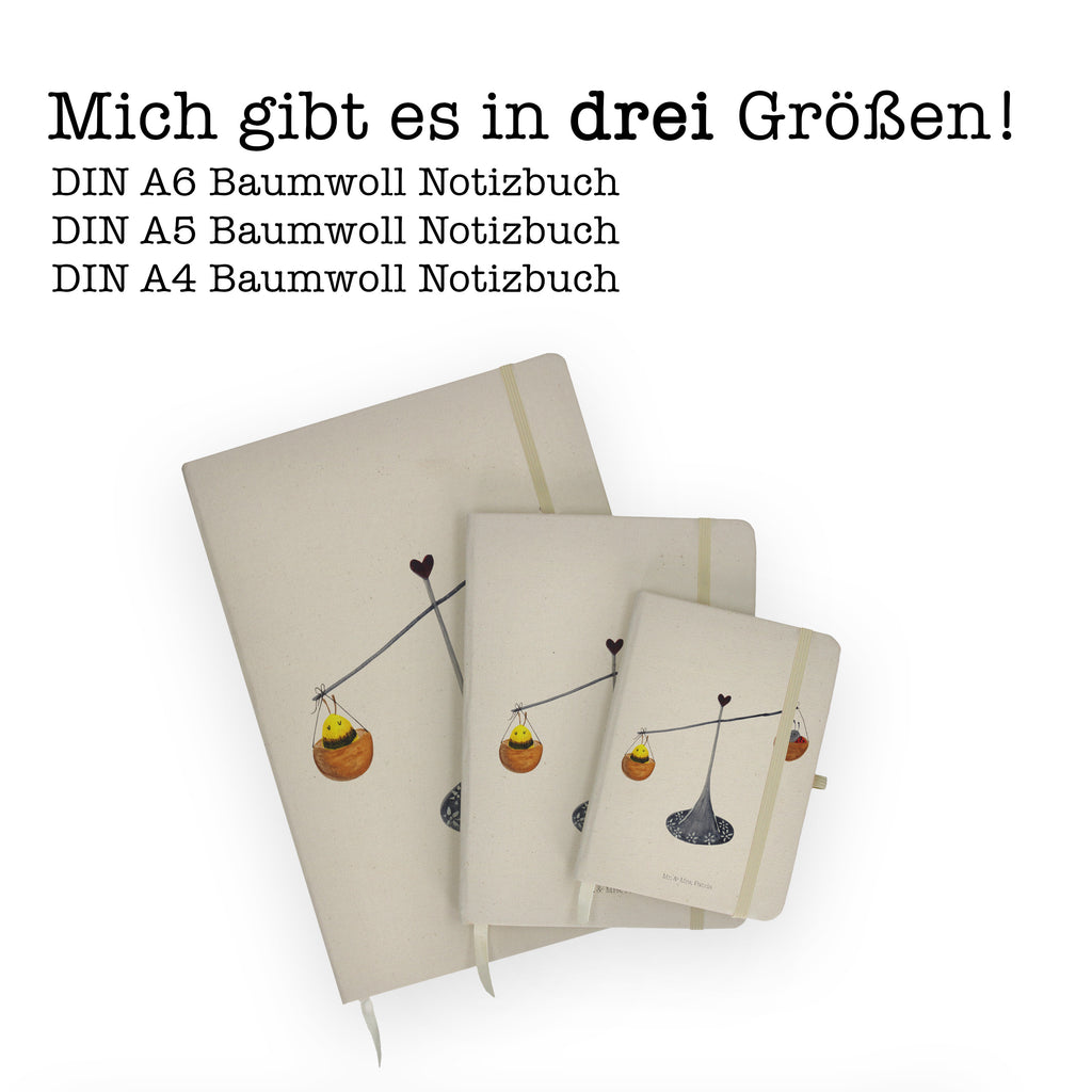 Baumwoll Notizbuch Sternzeichen Waage Notizen, Eintragebuch, Tagebuch, Notizblock, Adressbuch, Journal, Kladde, Skizzenbuch, Notizheft, Schreibbuch, Schreibheft, Tierkreiszeichen, Sternzeichen, Horoskop, Astrologie, Aszendent, Waage, Waage Geschenk, Waage Sternzeichen, Geschenk Oktober, Geschenk September, Geburtstag Oktober, Geburtstag September, Gleichgewicht, Marienkäfer, Hummel, Biene