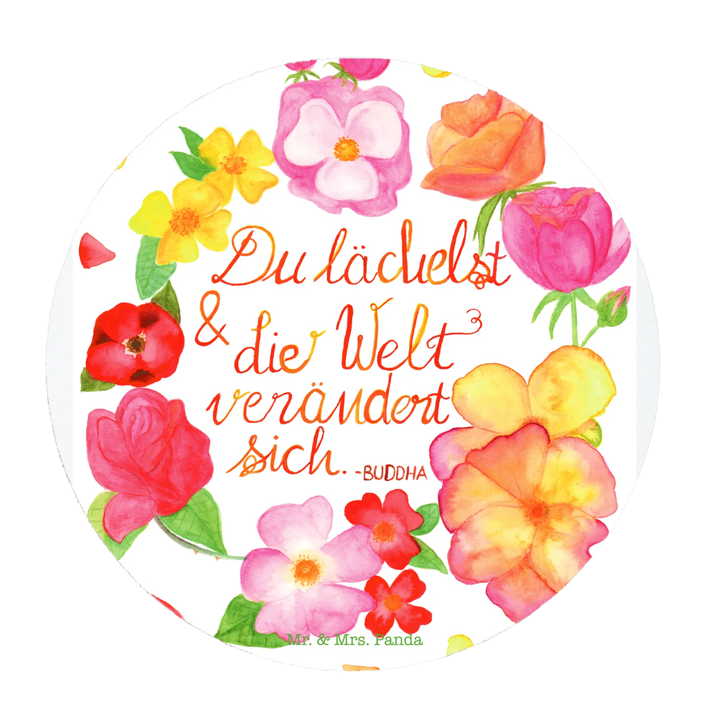 Rund Magnet Du Lächelst Kühlschrankmagnet, Pinnwandmagnet, Souvenir Magnet, Motivmagnete, Dekomagnet, Whiteboard Magnet, Notiz Magnet, Kühlschrank Dekoration, Blumen Deko, Frühlings Deko, Sommer Deko, Dekoration, positive Botschaft, Naturliebhaber, Outdoor, Natur, Abenteuer, Lächele, Welt verändert sich, Zitat Buddha, Lachen Spruch, glücklich sein, Zitat schön, Geschenk Freundin, Spruch positiv