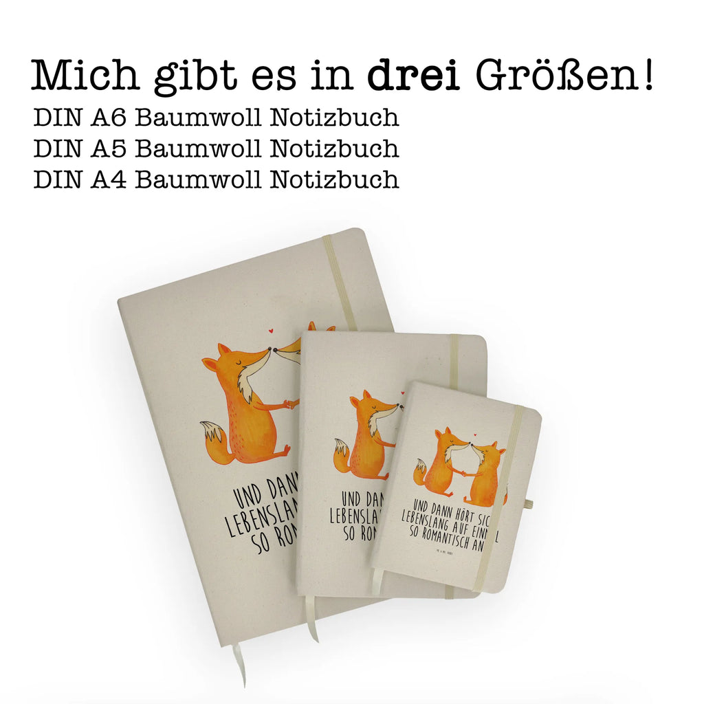 Baumwoll Notizbuch Füchse Liebe Notizen, Eintragebuch, Tagebuch, Notizblock, Adressbuch, Journal, Kladde, Skizzenbuch, Notizheft, Schreibbuch, Schreibheft, Fuchs, Füchse, Fox, Liebe, Liebespaar, Paar, Partner, Freundin, Freund, Ehe, Verlobte, Ehemann, Ehefrau, Liebesbeweis