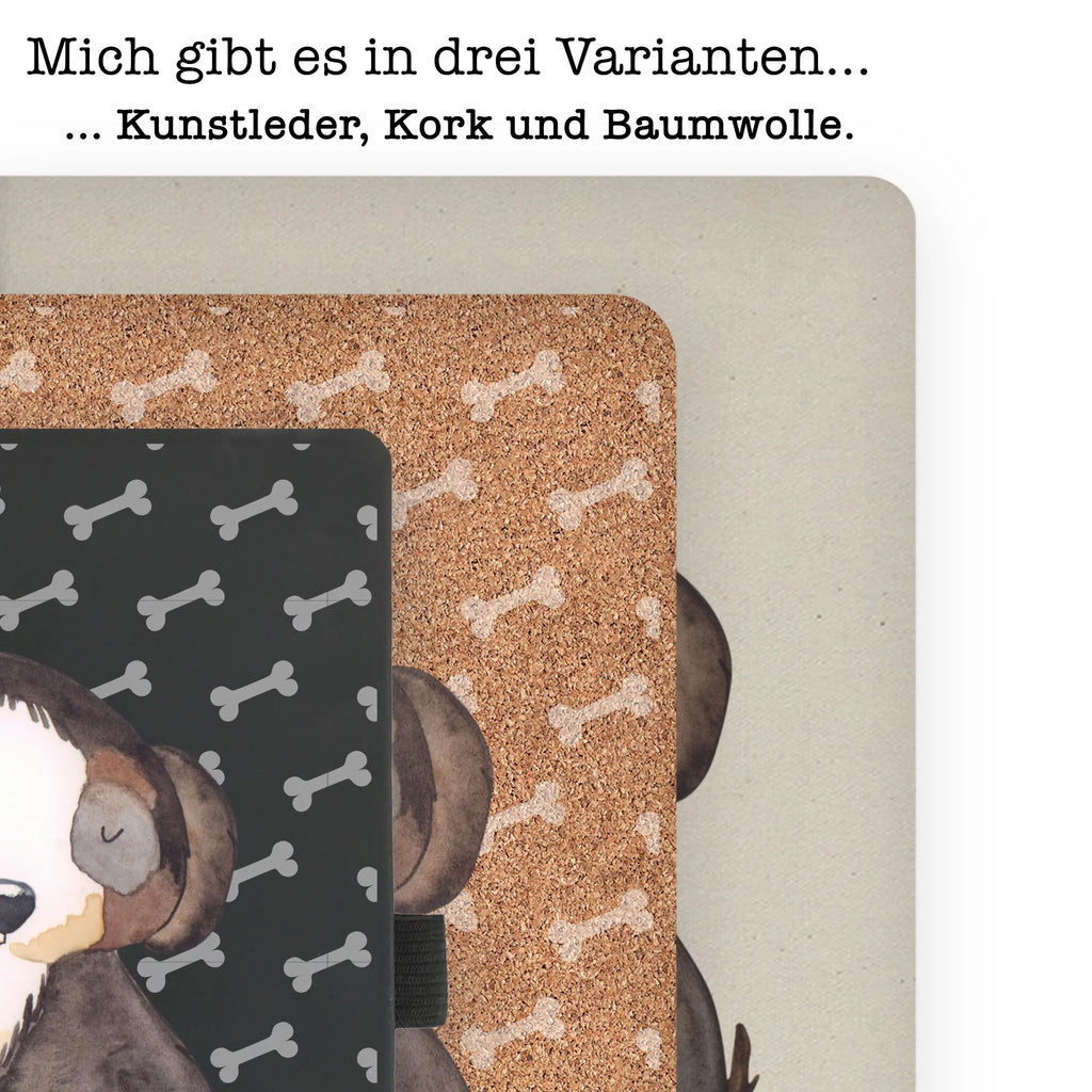 Baumwoll Notizbuch Hund entspannt Notizen, Eintragebuch, Tagebuch, Notizblock, Adressbuch, Journal, Kladde, Skizzenbuch, Notizheft, Schreibbuch, Schreibheft, Hund, Hundemotiv, Haustier, Hunderasse, Tierliebhaber, Hundebesitzer, Sprüche, schwarzer Hund, Hundeliebe, Liebe, Hundeglück