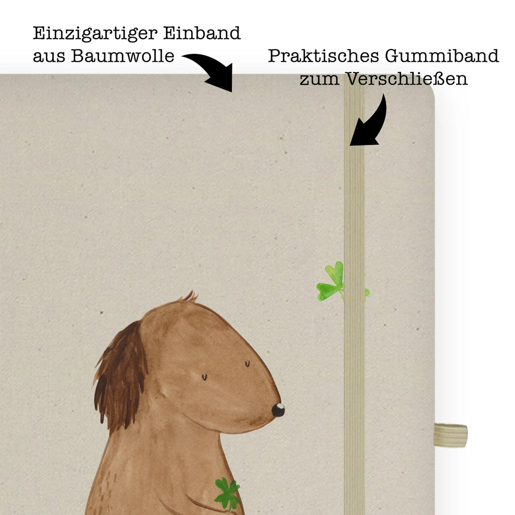 Baumwoll Notizbuch Hund Kleeblatt Notizen, Eintragebuch, Tagebuch, Notizblock, Adressbuch, Journal, Kladde, Skizzenbuch, Notizheft, Schreibbuch, Schreibheft, Hund, Hundemotiv, Haustier, Hunderasse, Tierliebhaber, Hundebesitzer, Sprüche, Kleeblatt, Glück, Tagträume, Motivation, Neuanfang, Geschenk, Glücksbringer, Selbstliebe, Achtsamkeit