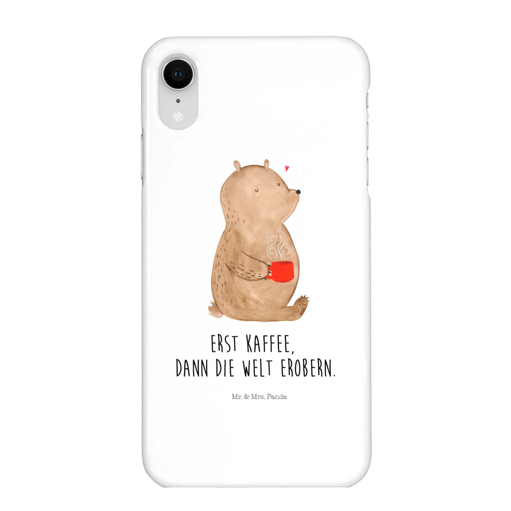 Handyhülle Bär Kaffee Handyhülle, Handycover, Cover, Handy, Hülle, Iphone 10, Iphone X, Bär, Teddy, Teddybär, Kaffee, Coffee, Bären, guten Morgen, Morgenroutine, Welt erobern, Welt retten, Motivation