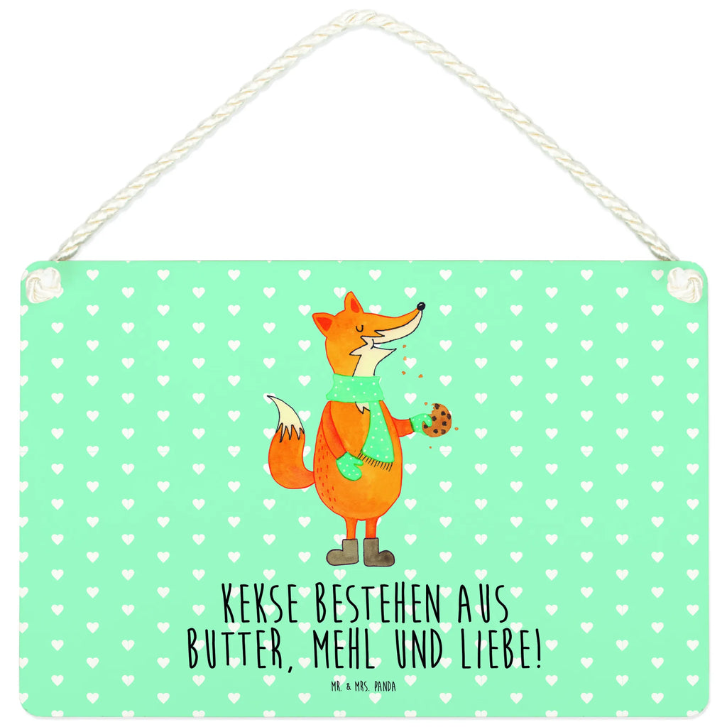 Deko Schild Fuchs Keks Dekoschild, Deko Schild, Schild, Tür Schild, Türschild, Holzschild, Wandschild, Wanddeko, Fuchs, Füchse, Backen Spruch, Kekse, Winter, Weihnachtszeit, Plätzchen, Liebe, Küche Deko