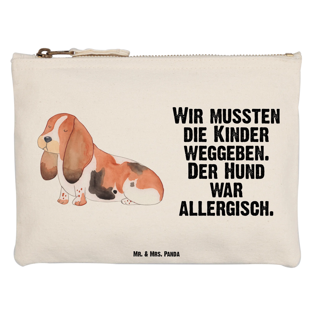 Schminktasche Hund Basset Hound Schminktasche, Kosmetiktasche, Kosmetikbeutel, Stiftemäppchen, Etui, Federmappe, Makeup, XXL, Schminketui, Kosmetiketui, Schlamperetui, Hund, Hundemotiv, Haustier, Hunderasse, Tierliebhaber, Hundebesitzer, Sprüche, Basset Hound, Basset, Hundeliebe, kinderlos