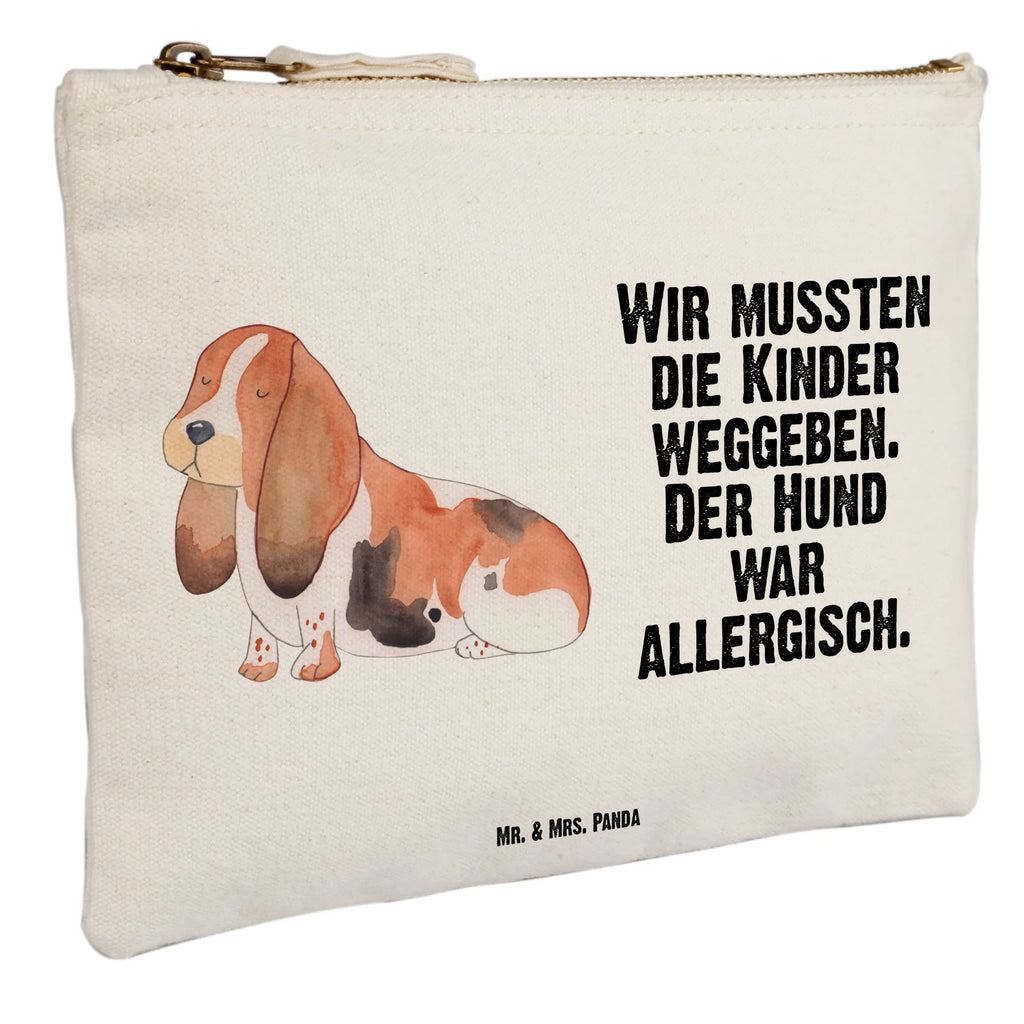 Schminktasche Hund Basset Hound Schminktasche, Kosmetiktasche, Kosmetikbeutel, Stiftemäppchen, Etui, Federmappe, Makeup, XXL, Schminketui, Kosmetiketui, Schlamperetui, Hund, Hundemotiv, Haustier, Hunderasse, Tierliebhaber, Hundebesitzer, Sprüche, Basset Hound, Basset, Hundeliebe, kinderlos