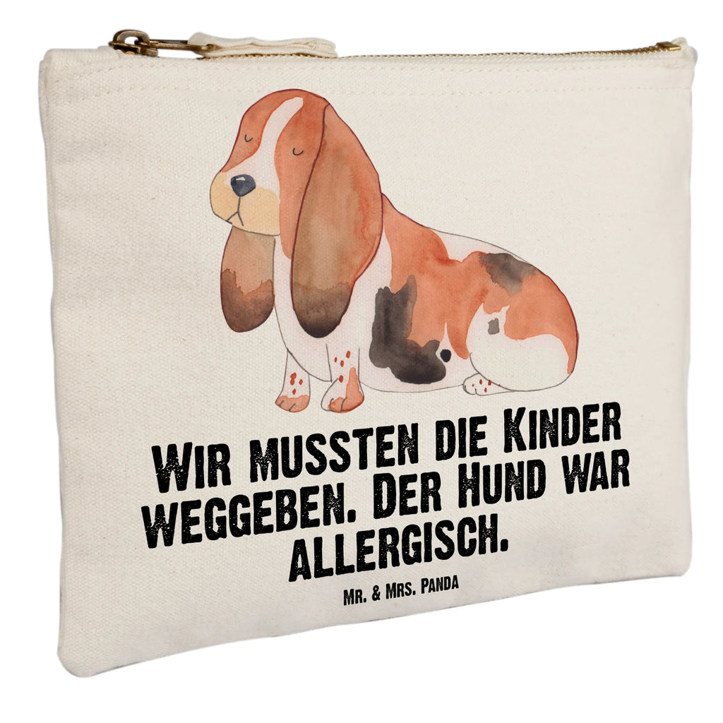 Schminktasche Hund Basset Hound Schminktasche, Kosmetiktasche, Kosmetikbeutel, Stiftemäppchen, Etui, Federmappe, Makeup, XXL, Schminketui, Kosmetiketui, Schlamperetui, Hund, Hundemotiv, Haustier, Hunderasse, Tierliebhaber, Hundebesitzer, Sprüche, Basset Hound, Basset, Hundeliebe, kinderlos