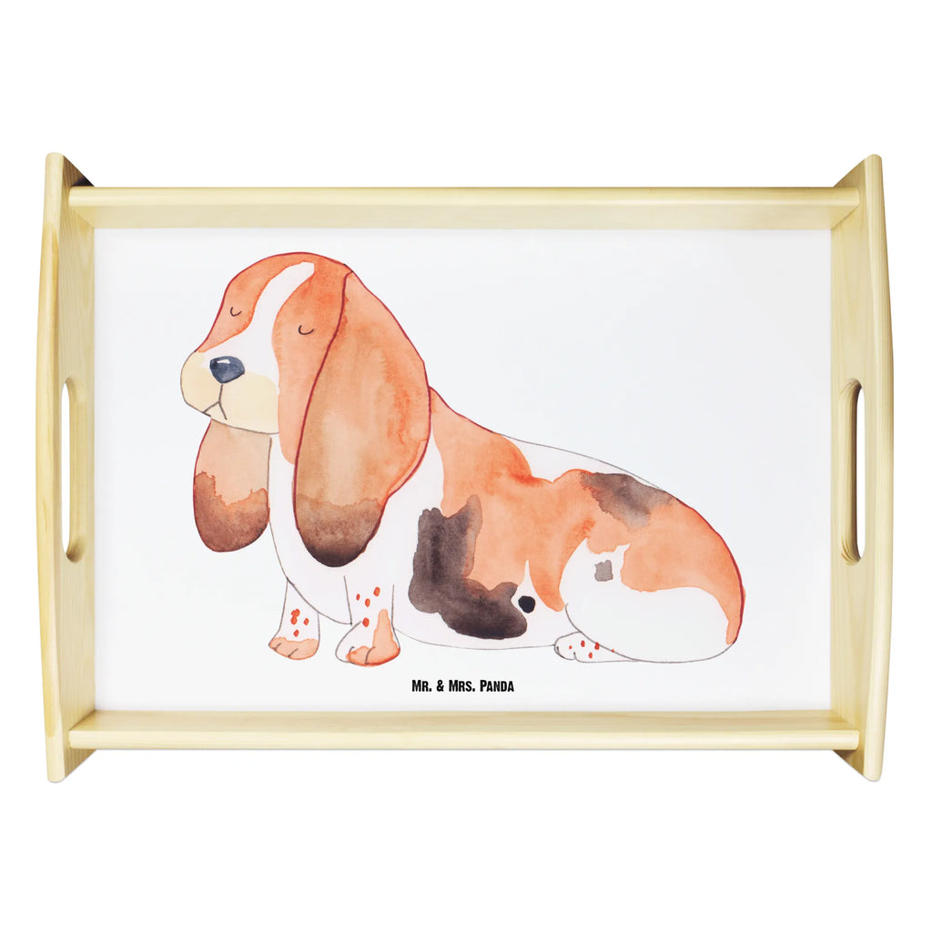 Serviertablett Hund Basset Hound Serviertablett, Tablett, Holztablett, Küchentablett, Dekotablett, Frühstückstablett, Hund, Hundemotiv, Haustier, Hunderasse, Tierliebhaber, Hundebesitzer, Sprüche, Basset Hound, Basset, Hundeliebe, kinderlos