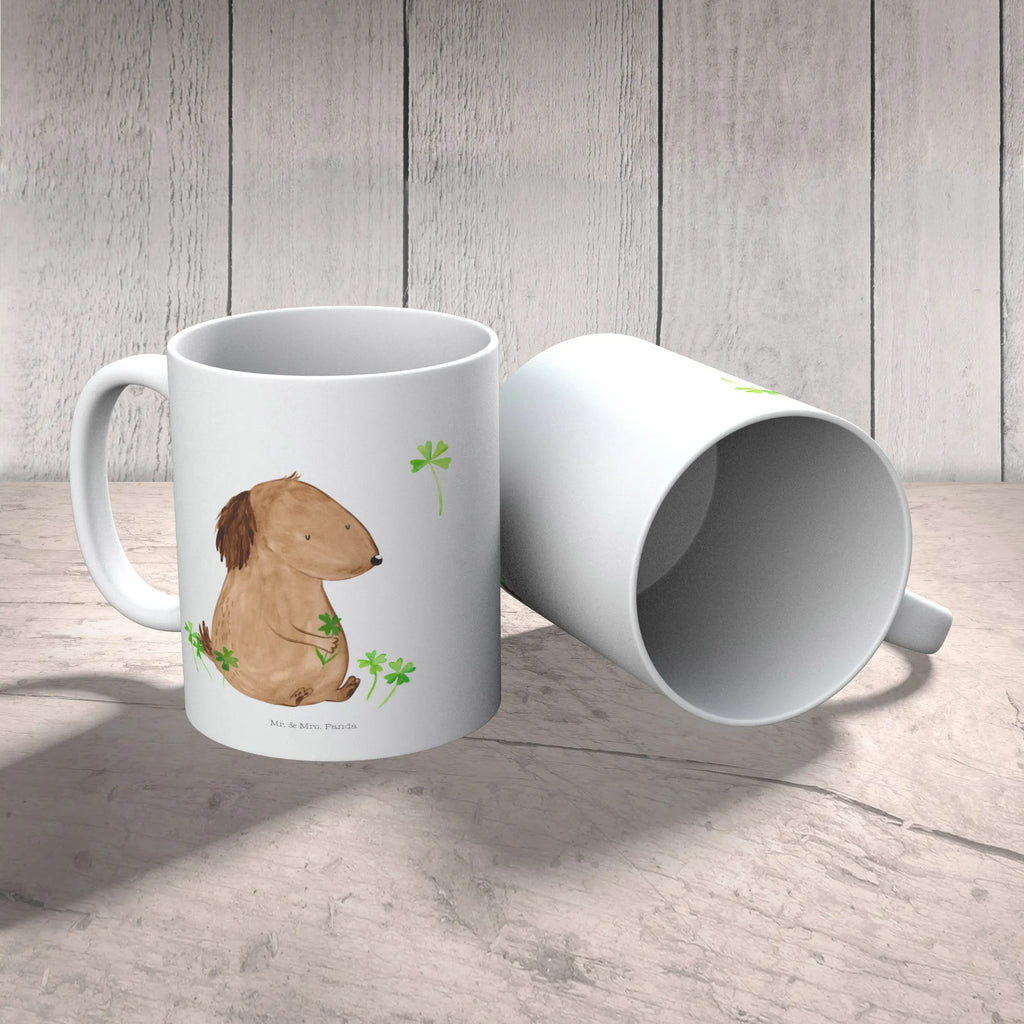 Tasse Hund Kleeblatt Tasse, Kaffeetasse, Teetasse, Becher, Kaffeebecher, Teebecher, Keramiktasse, Porzellantasse, Büro Tasse, Geschenk Tasse, Tasse Sprüche, Tasse Motive, Kaffeetassen, Tasse bedrucken, Designer Tasse, Cappuccino Tassen, Schöne Teetassen, Hund, Hundemotiv, Haustier, Hunderasse, Tierliebhaber, Hundebesitzer, Sprüche, Kleeblatt, Glück, Tagträume, Motivation, Neuanfang, Geschenk, Glücksbringer, Selbstliebe, Achtsamkeit