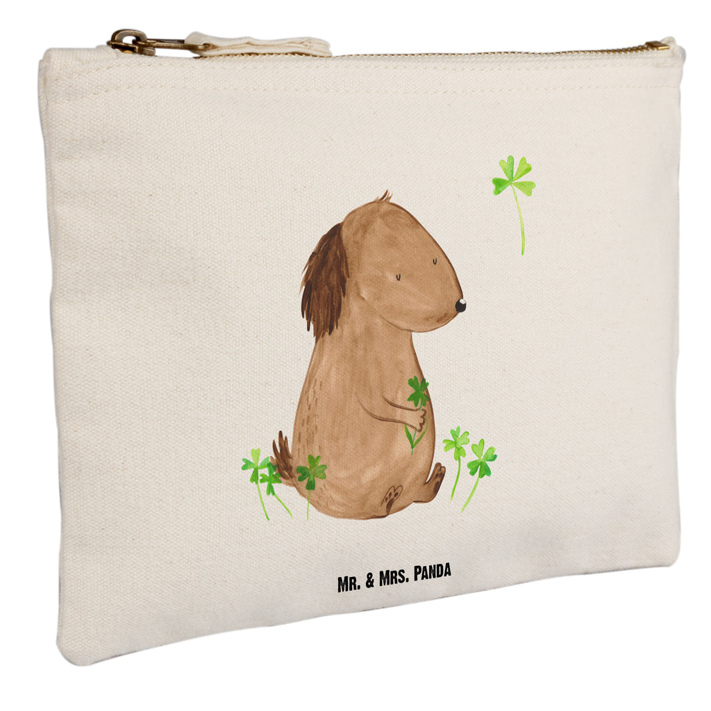 Schminktasche Hund Kleeblatt Schminktasche, Kosmetiktasche, Kosmetikbeutel, Stiftemäppchen, Etui, Federmappe, Makeup, XXL, Schminketui, Kosmetiketui, Schlamperetui, Hund, Hundemotiv, Haustier, Hunderasse, Tierliebhaber, Hundebesitzer, Sprüche, Kleeblatt, Glück, Tagträume, Motivation, Neuanfang, Geschenk, Glücksbringer, Selbstliebe, Achtsamkeit