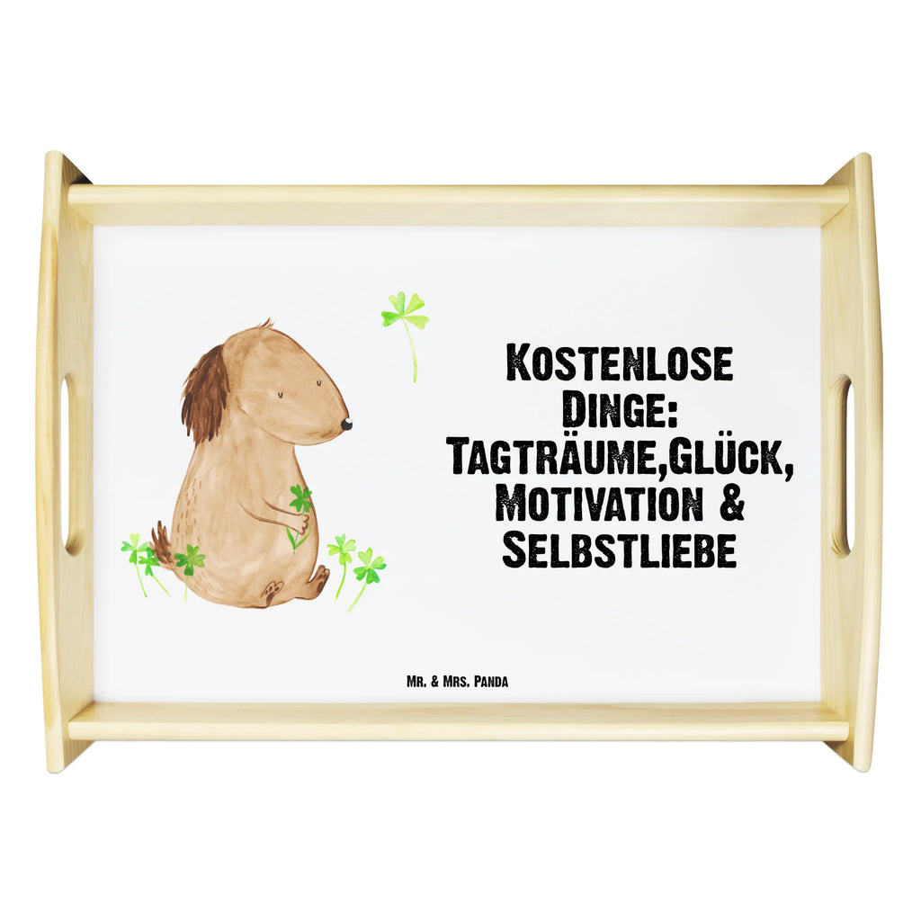 Serviertablett Hund Kleeblatt Serviertablett, Tablett, Holztablett, Küchentablett, Dekotablett, Frühstückstablett, Hund, Hundemotiv, Haustier, Hunderasse, Tierliebhaber, Hundebesitzer, Sprüche, Kleeblatt, Glück, Tagträume, Motivation, Neuanfang, Geschenk, Glücksbringer, Selbstliebe, Achtsamkeit