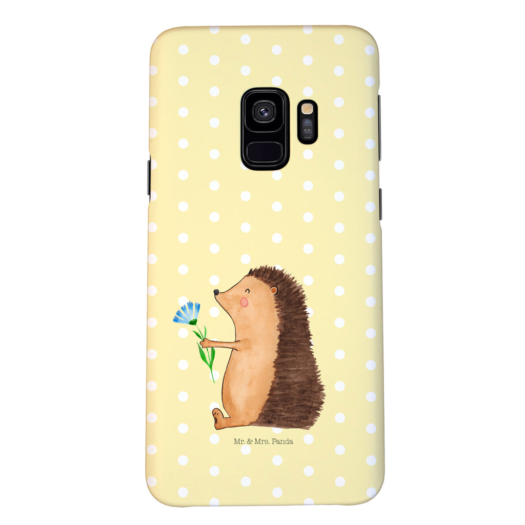 Handyhülle Igel Blumen Handyhülle, Handycover, Cover, Handy, Hülle, Iphone 10, Iphone X, Tiermotive, Gute Laune, lustige Sprüche, Tiere, Igel, Gute Besserung, Genesungswünsche, Krankheit, Krankenhaus, krank, Besuch